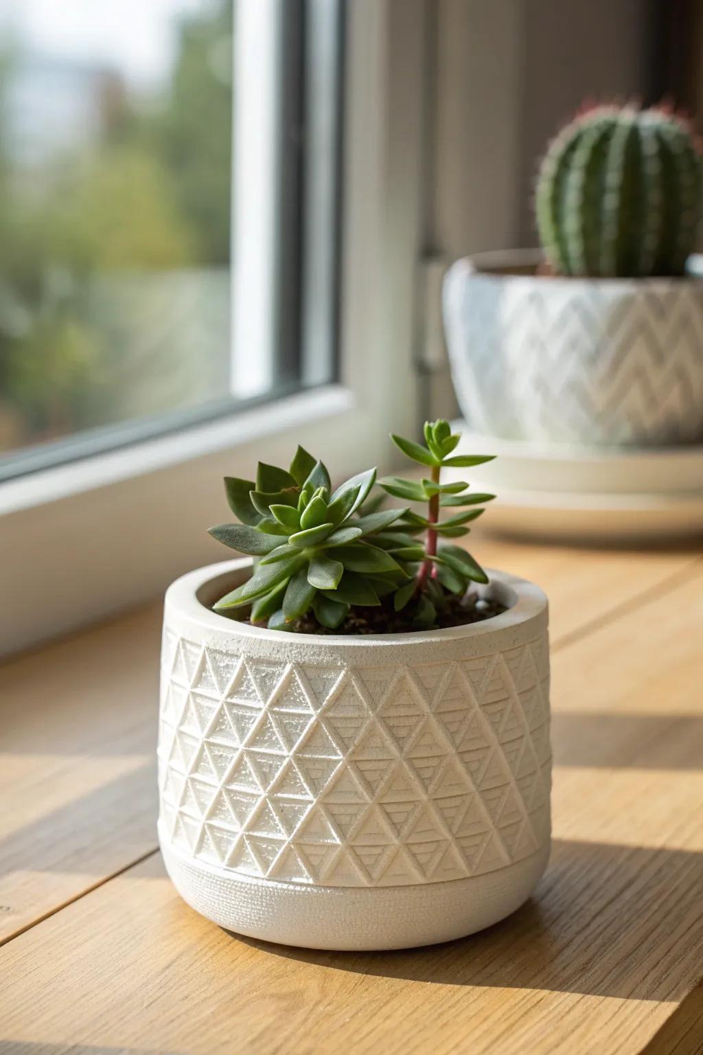 Elevate your gifting game with custom 3D-printed planters—where minimalism meets boho charm.