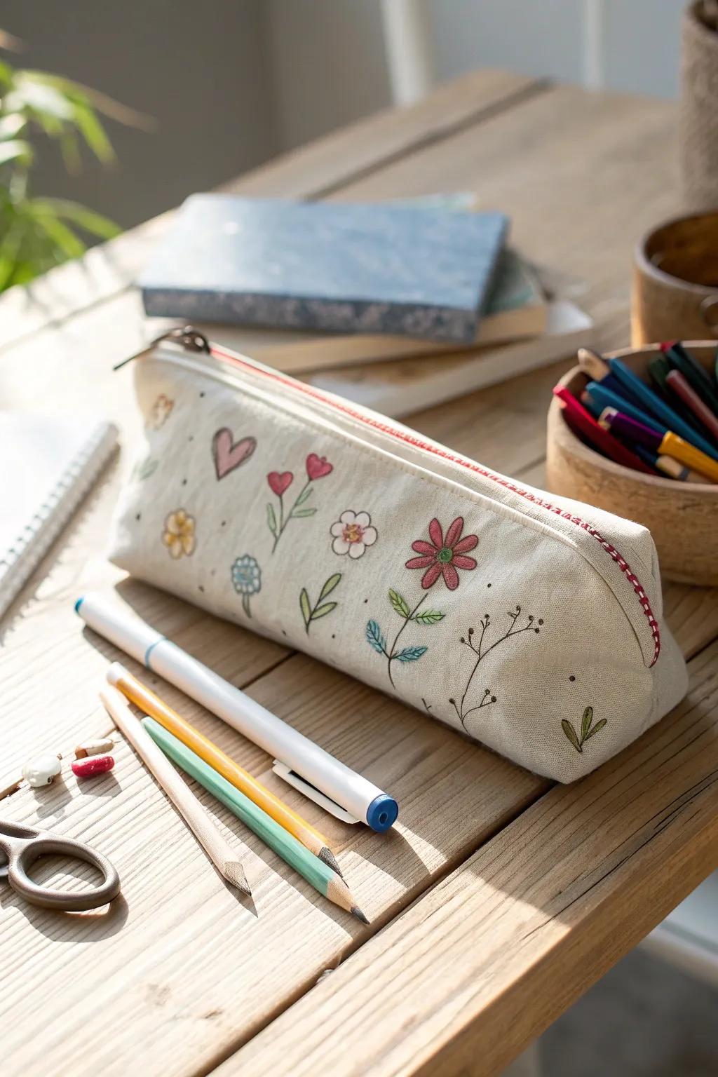 Unleash creativity with custom pencil cases: where simplicity meets vibrant expression.
