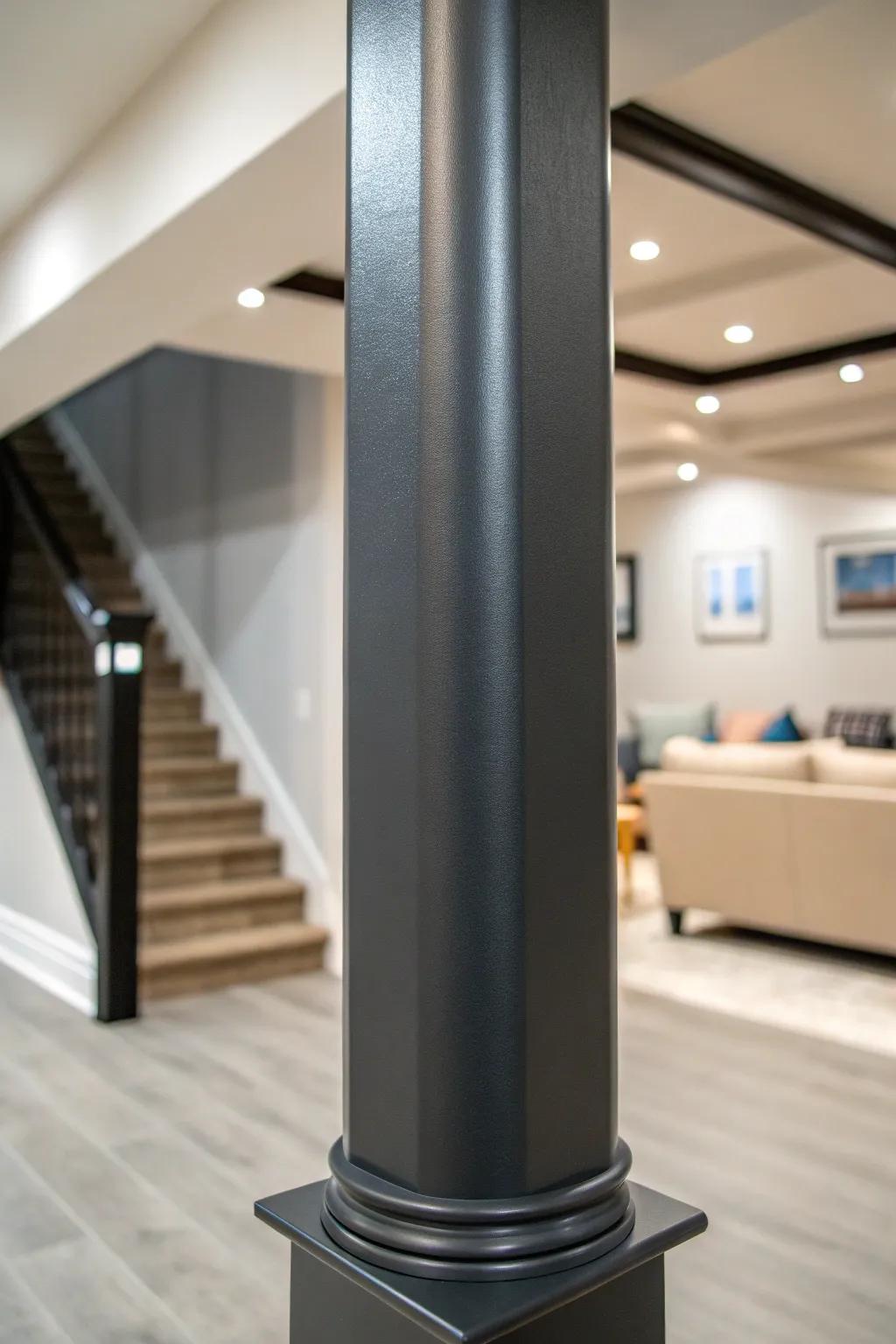 Transform your space with sleek, modern pole wraps for a seamless look.