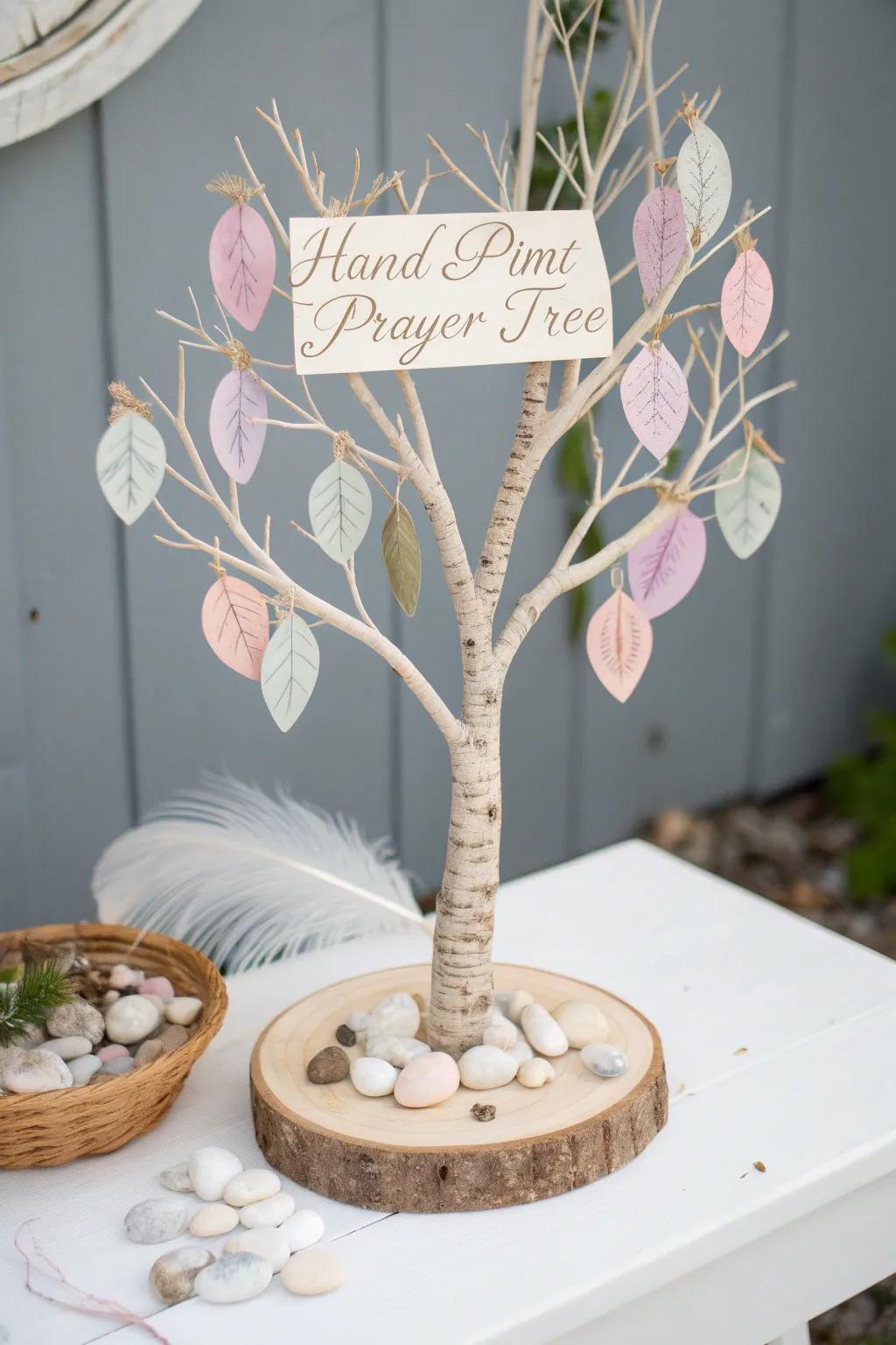 Capture the beauty of gratitude with a Handprint Prayer Tree—each leaf a personal blessing, elegantly crafted for the soul.