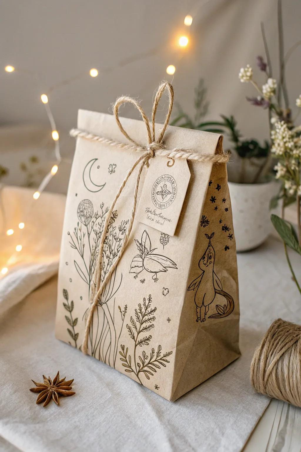Unwrap the magic with themed surprise bags that blend simplicity and whimsy.