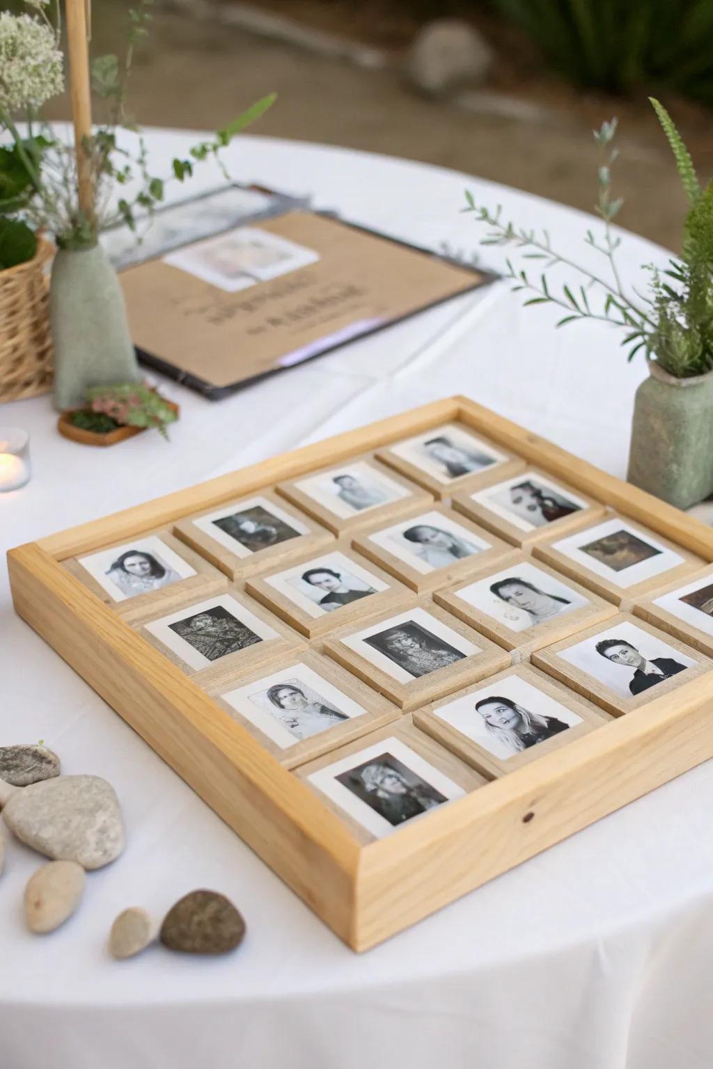 Add a personal twist to game night with a handmade Guess Who board featuring your favorite faces!