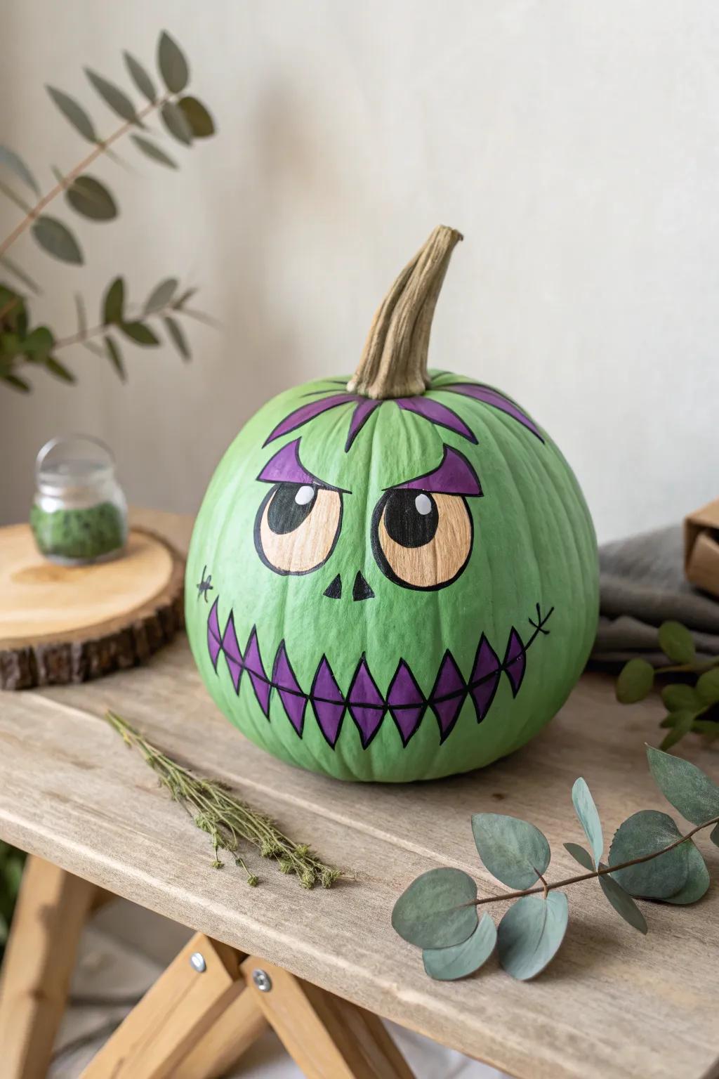 Embrace the bumps with a monster mash masterpiece! 🎃✨