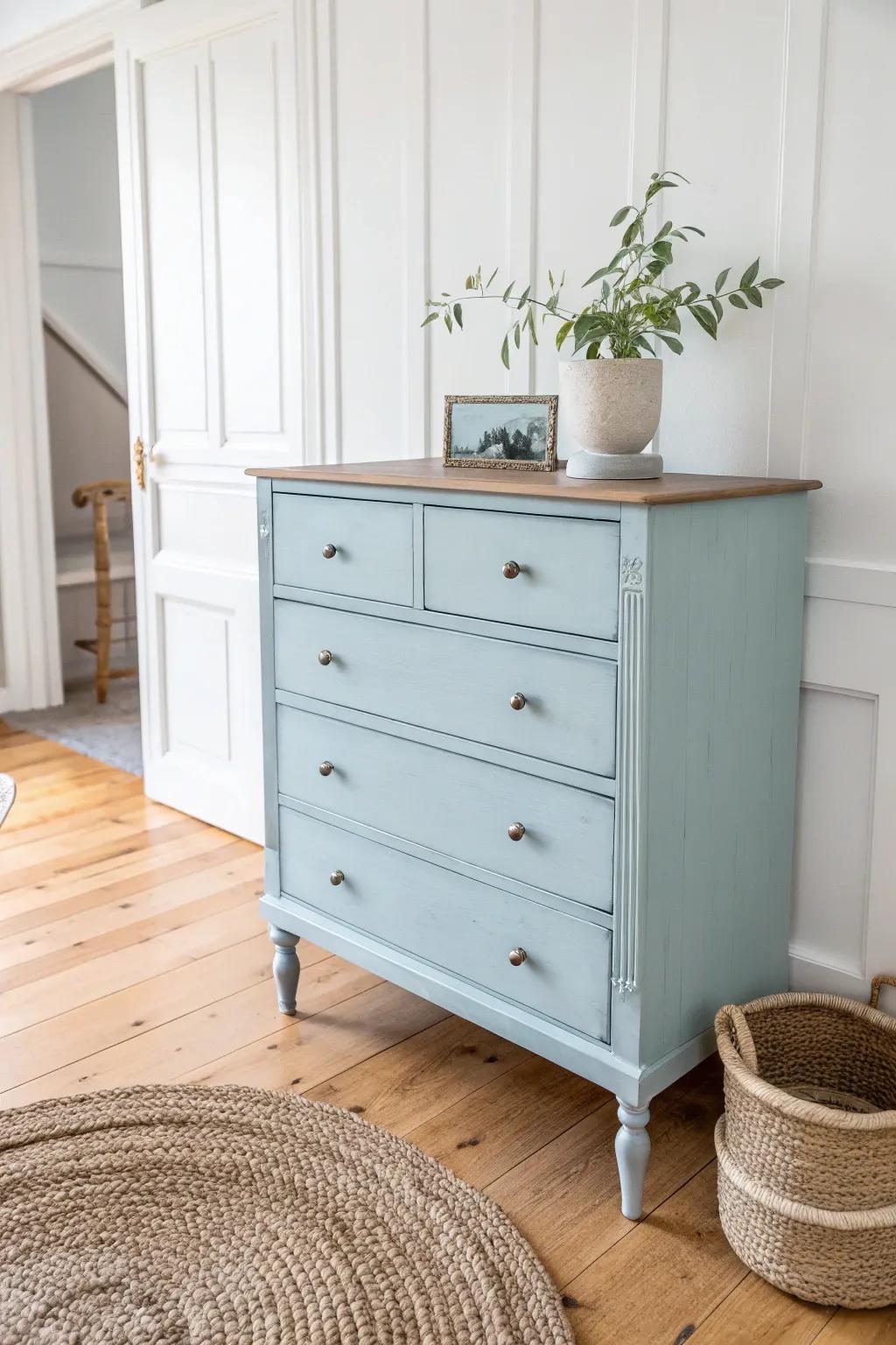 Transform your space with a touch of pastel elegance. #ChalkPaintMagic