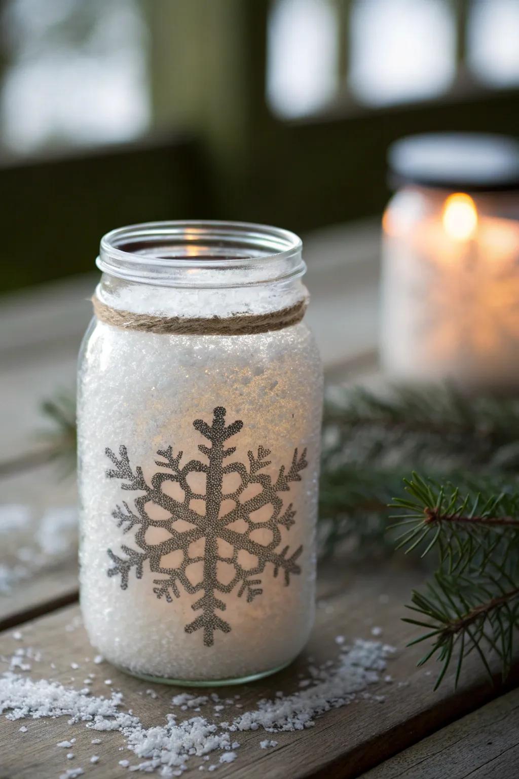 Embrace the magic of winter with this Frosted Snowflake Delight, perfect for adding a touch of handcrafted elegance to your holiday decor.