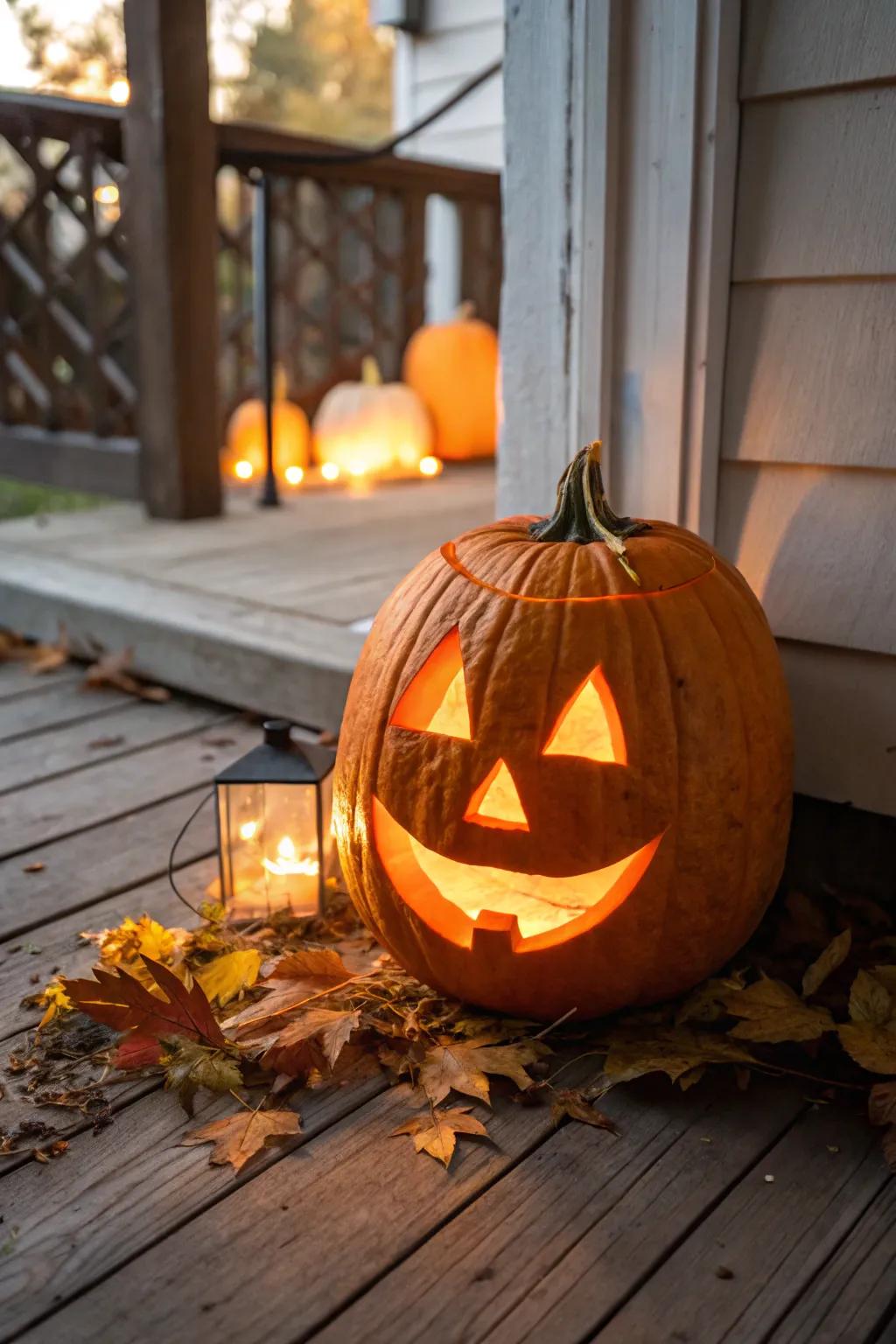 Classic Smiling Jack-o'-Lantern
