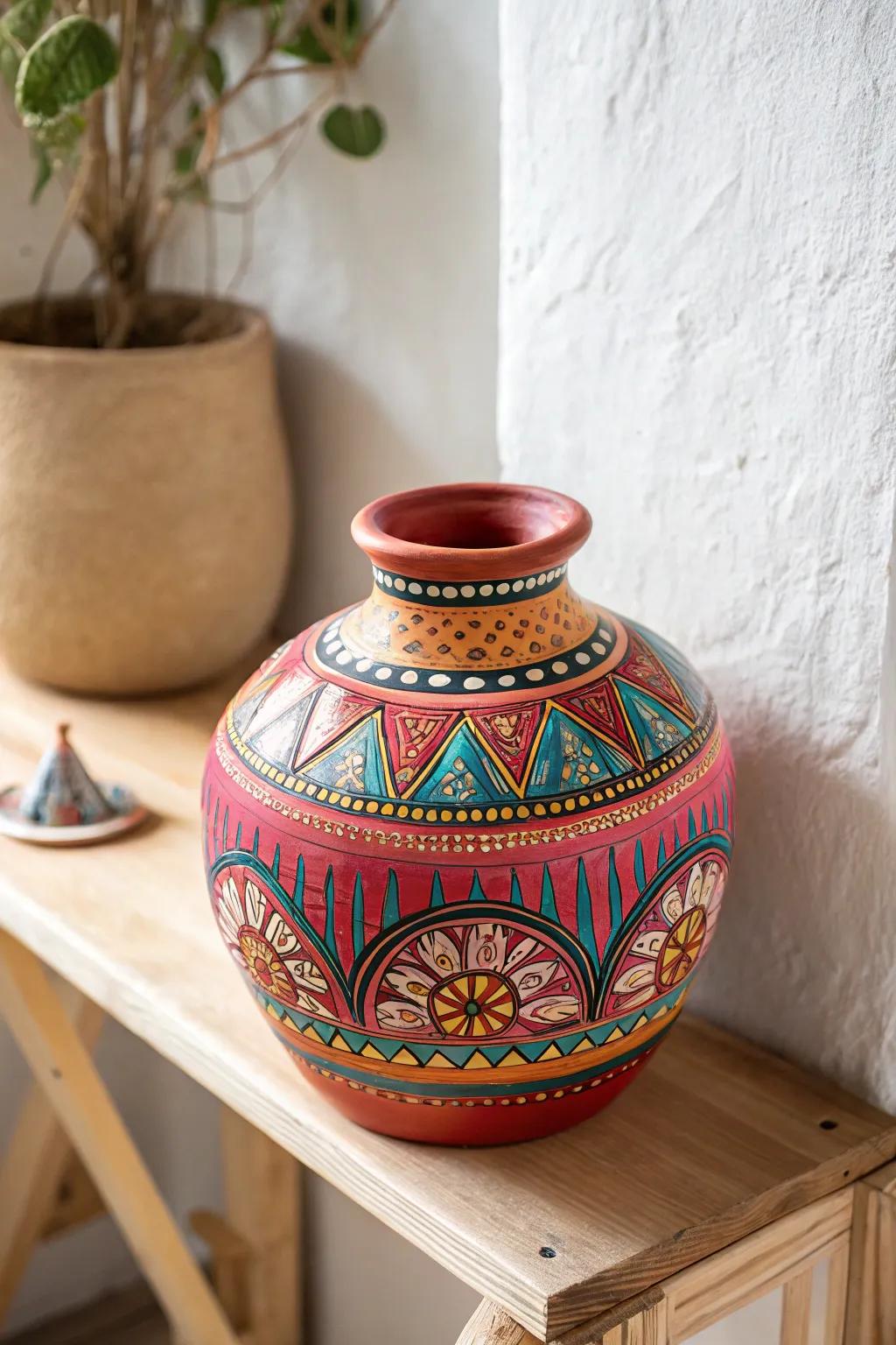 Transform your space with a splash of color and hand-painted charm.