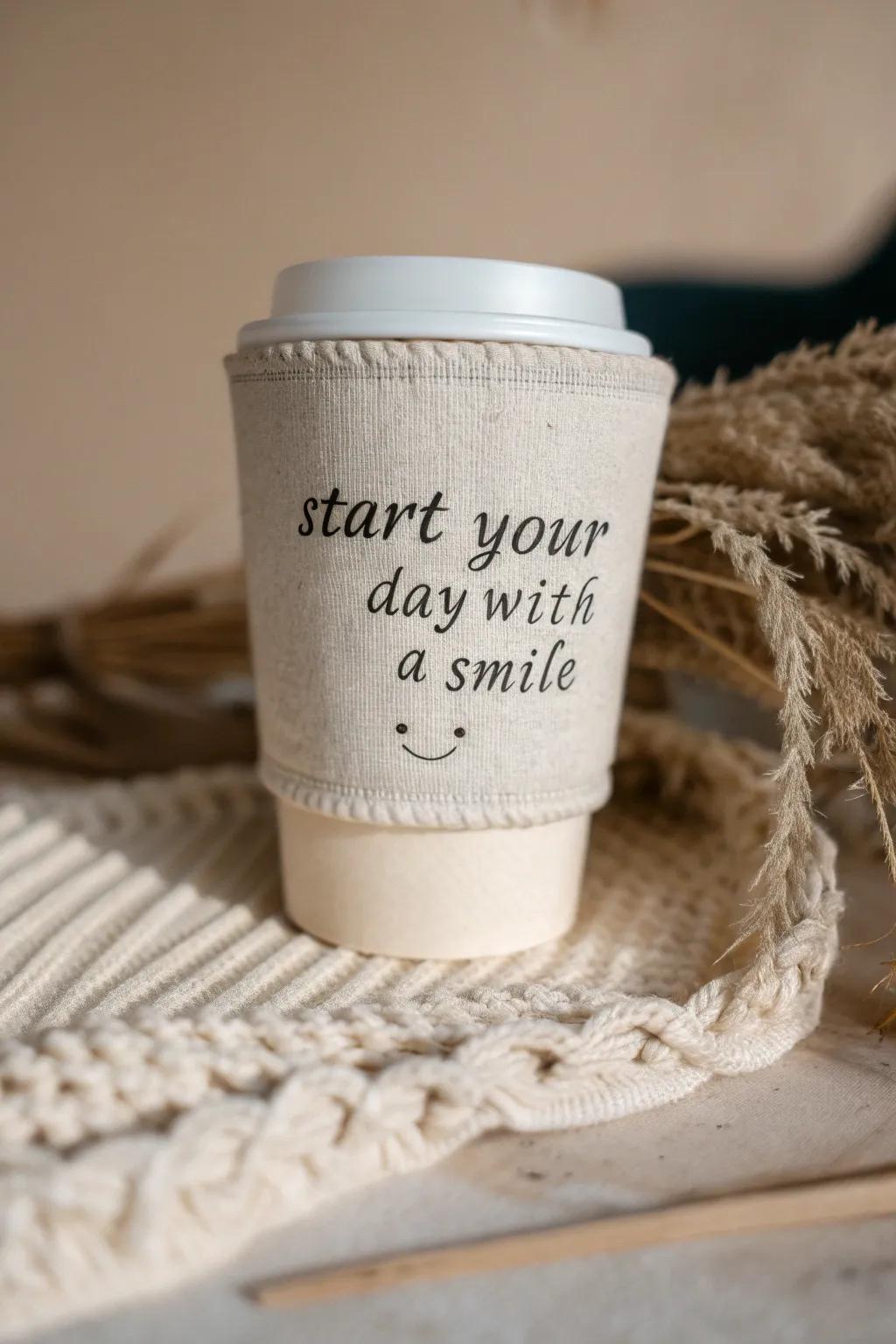 Embrace the morning with a touch of inspiration and minimalist beauty.