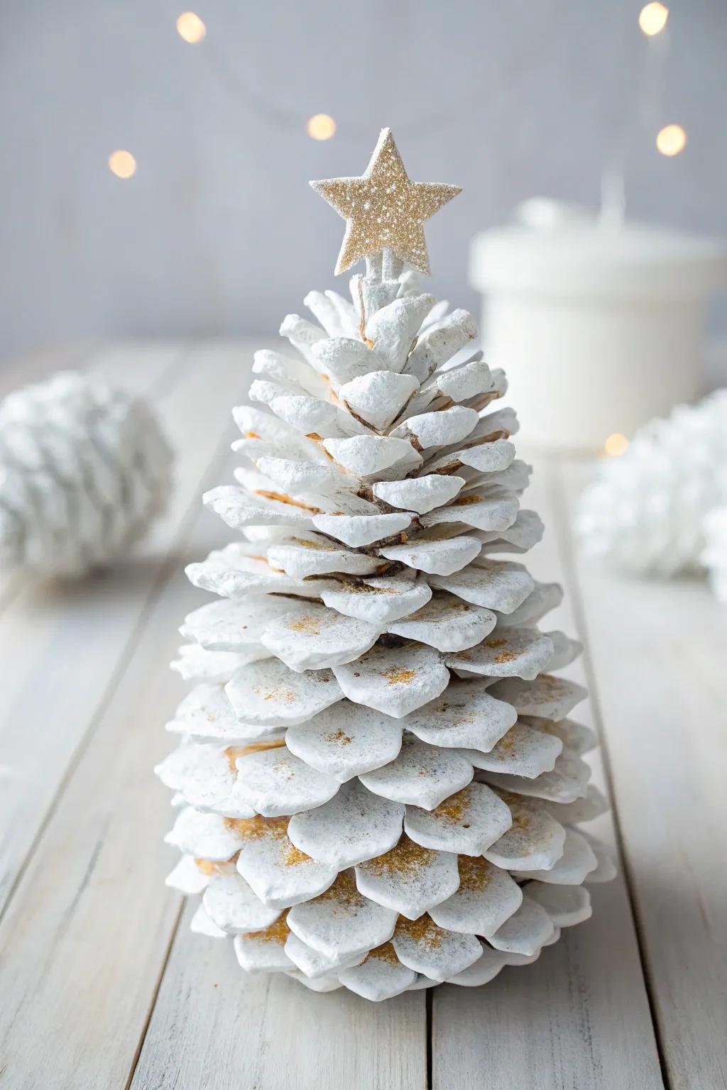Elevate your holiday décor with a simple yet stunning DIY pine cone Christmas tree, where Scandinavian minimalism meets boho charm.