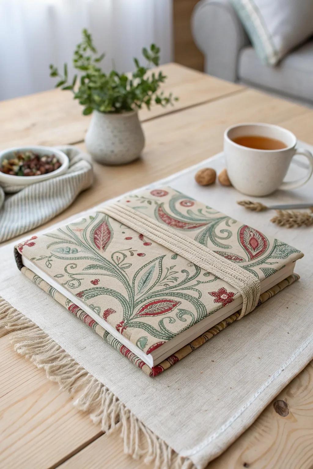 Wrap your memories in cozy elegance with a fabric-covered photo album.