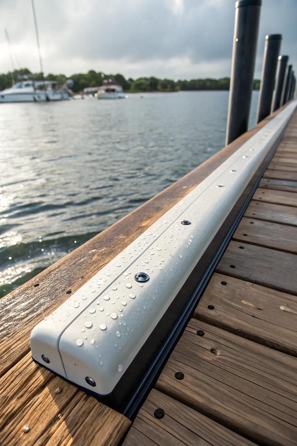 Elevate your dock protection with timeless PVC craftsmanship.