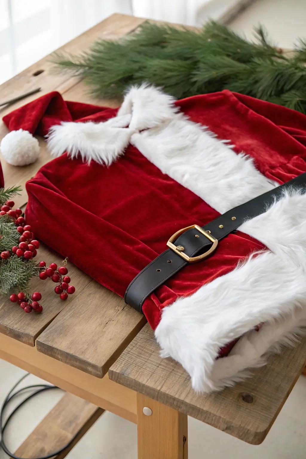Capture the timeless charm of Santa with minimalist elegance and a touch of boho flair.