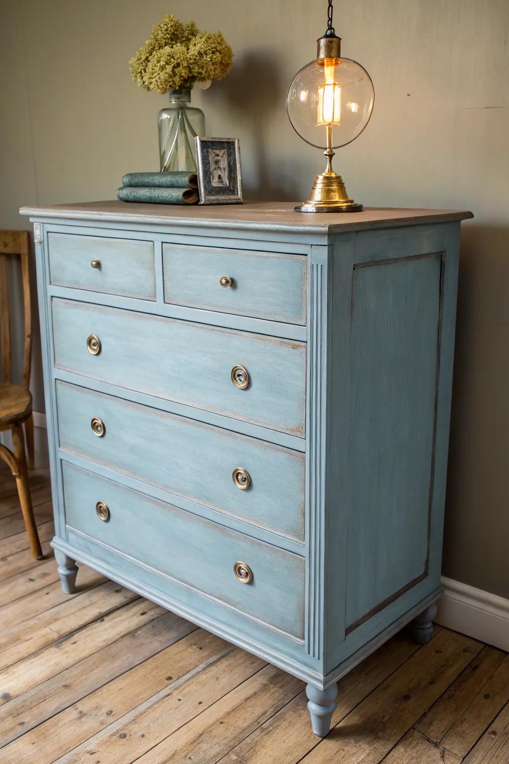 Revive with Chalk: Transform your furniture into timeless pieces of art.