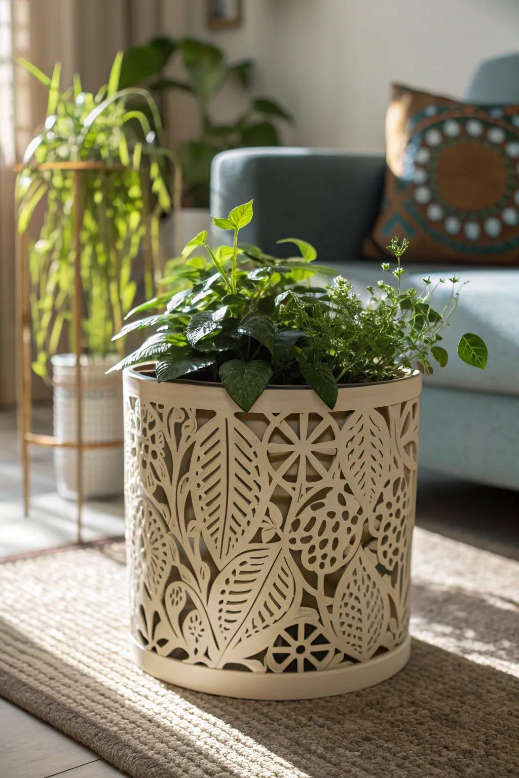 Elevate your space with a custom 3D printed planter that brings nature inside with style and precision.
