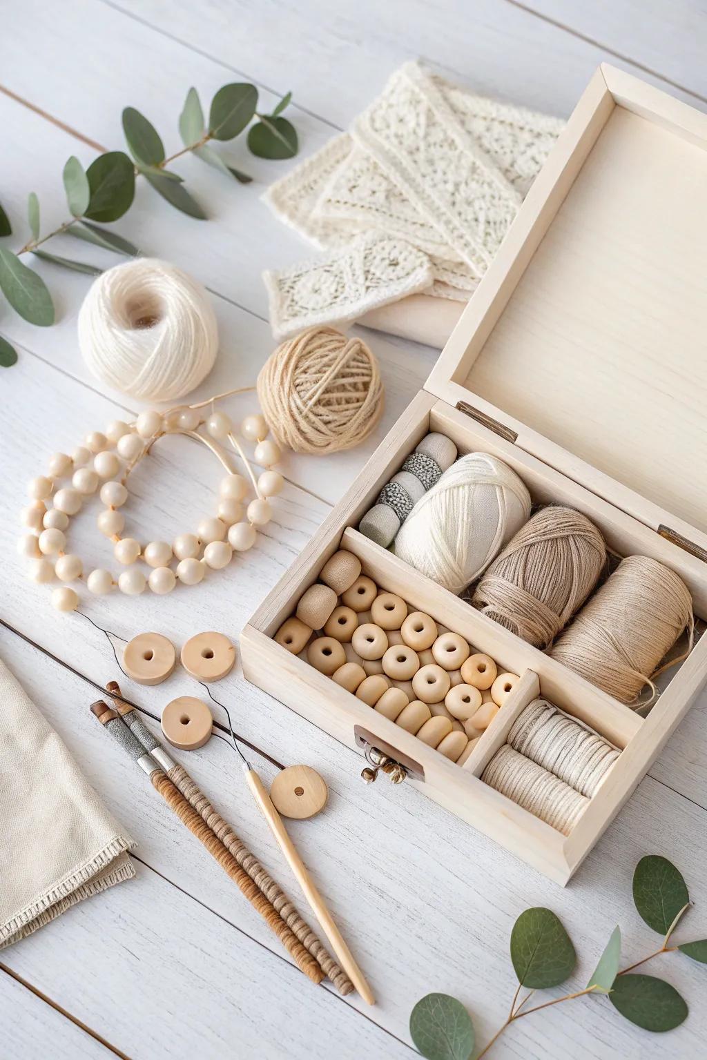 Unleash creativity with this elegantly crafted DIY kit, perfect for the mindful crafter.