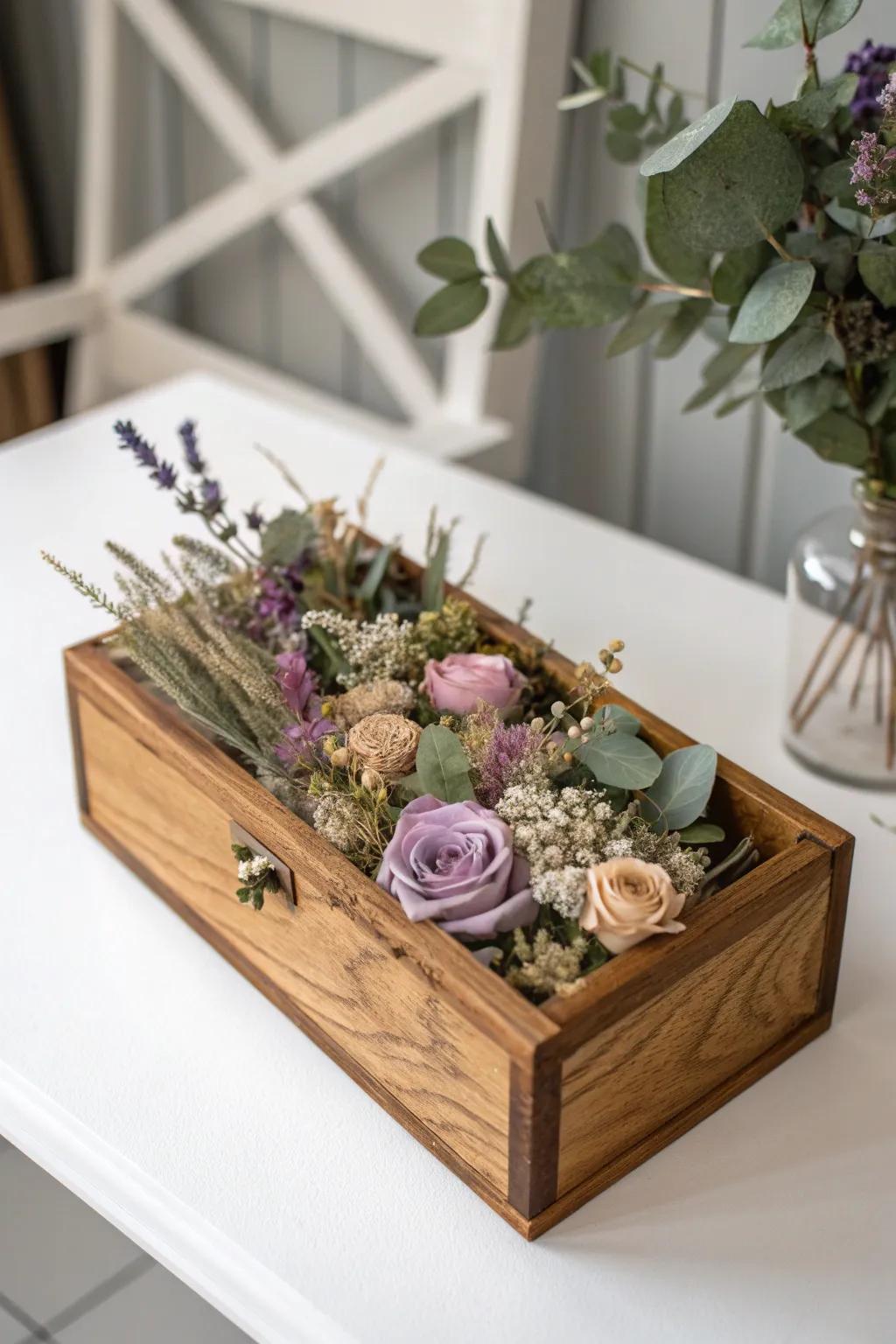 Embrace simplicity and elegance with a touch of nature in your home decor. 🌿✨