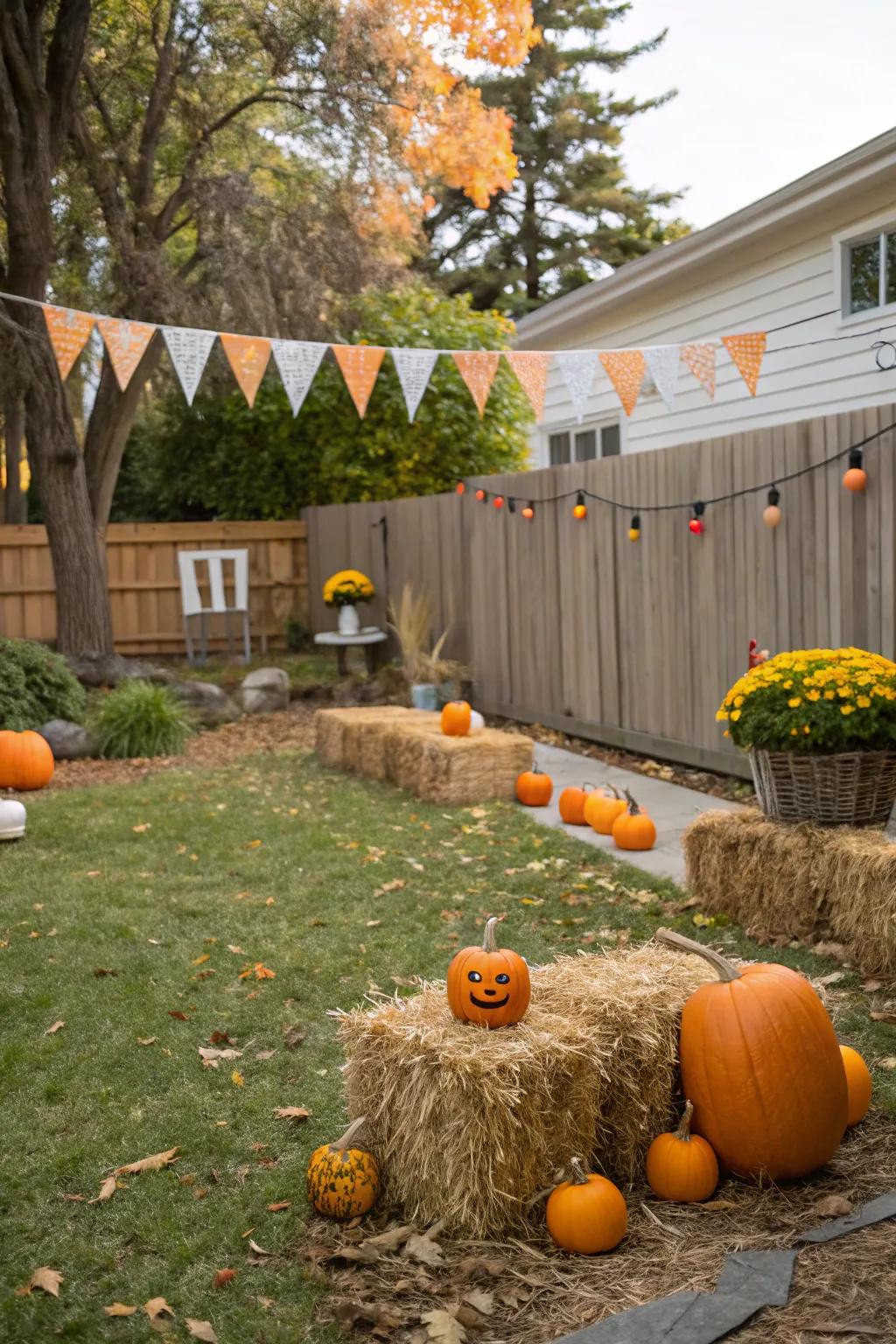 A charming pumpkin patch for little explorers.
