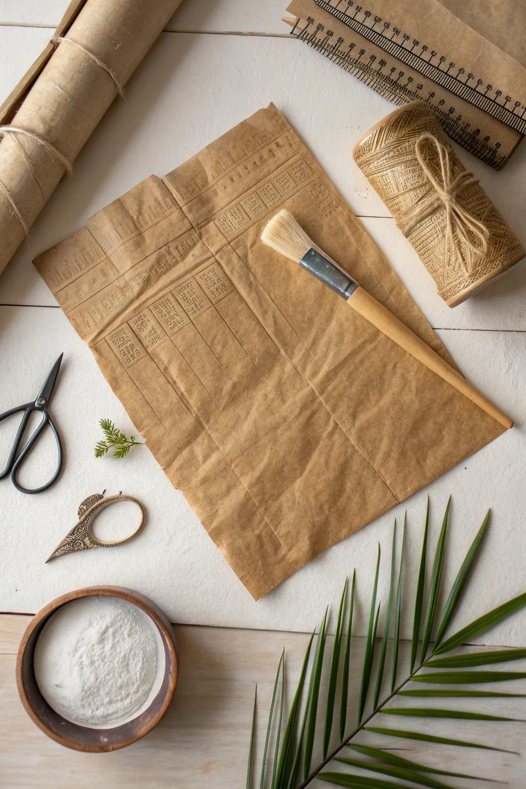 Craft your own piece of history with DIY papyrus sheets—where ancient techniques meet modern minimalism.
