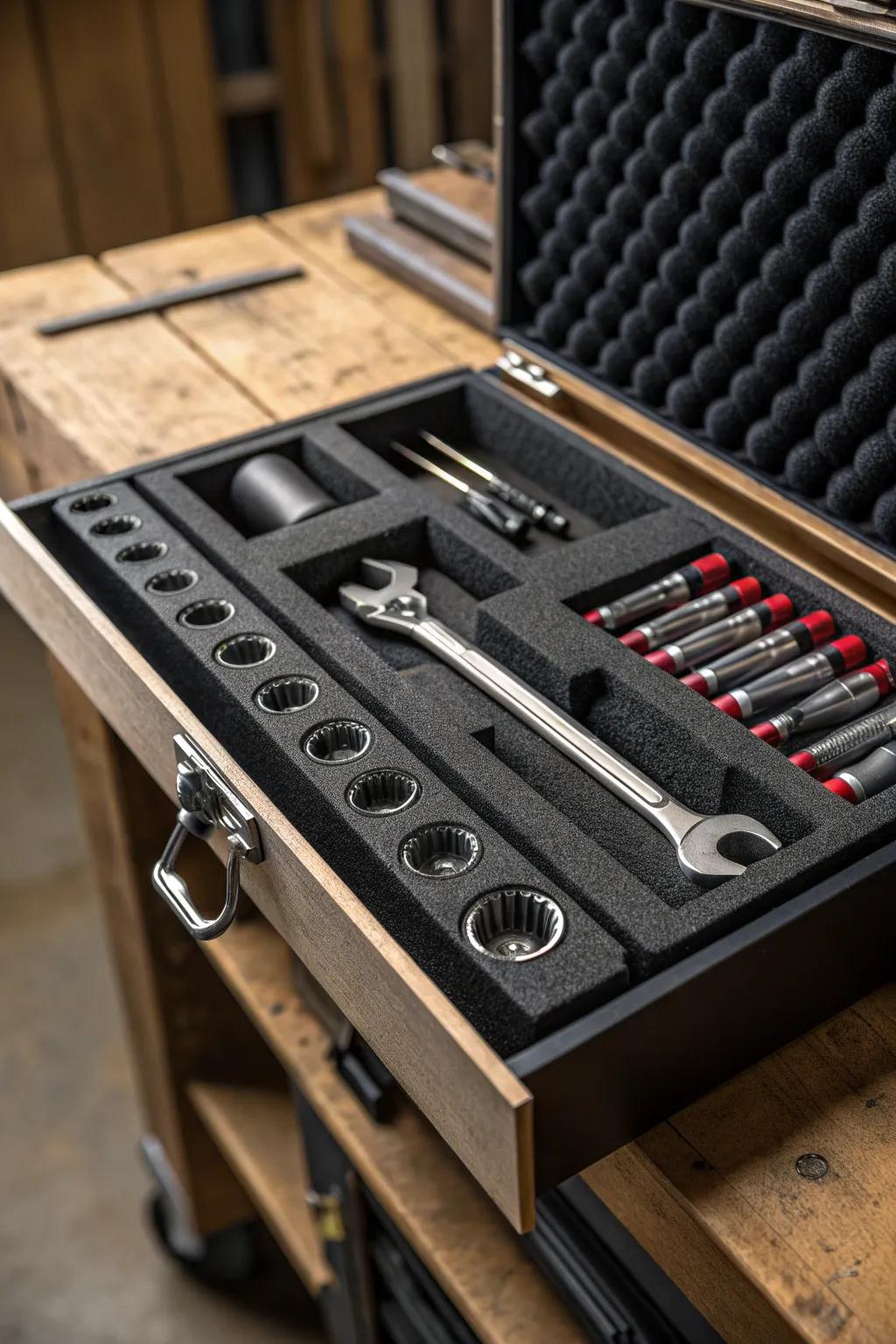 Transform chaos into order with custom foam inserts for your toolbox.