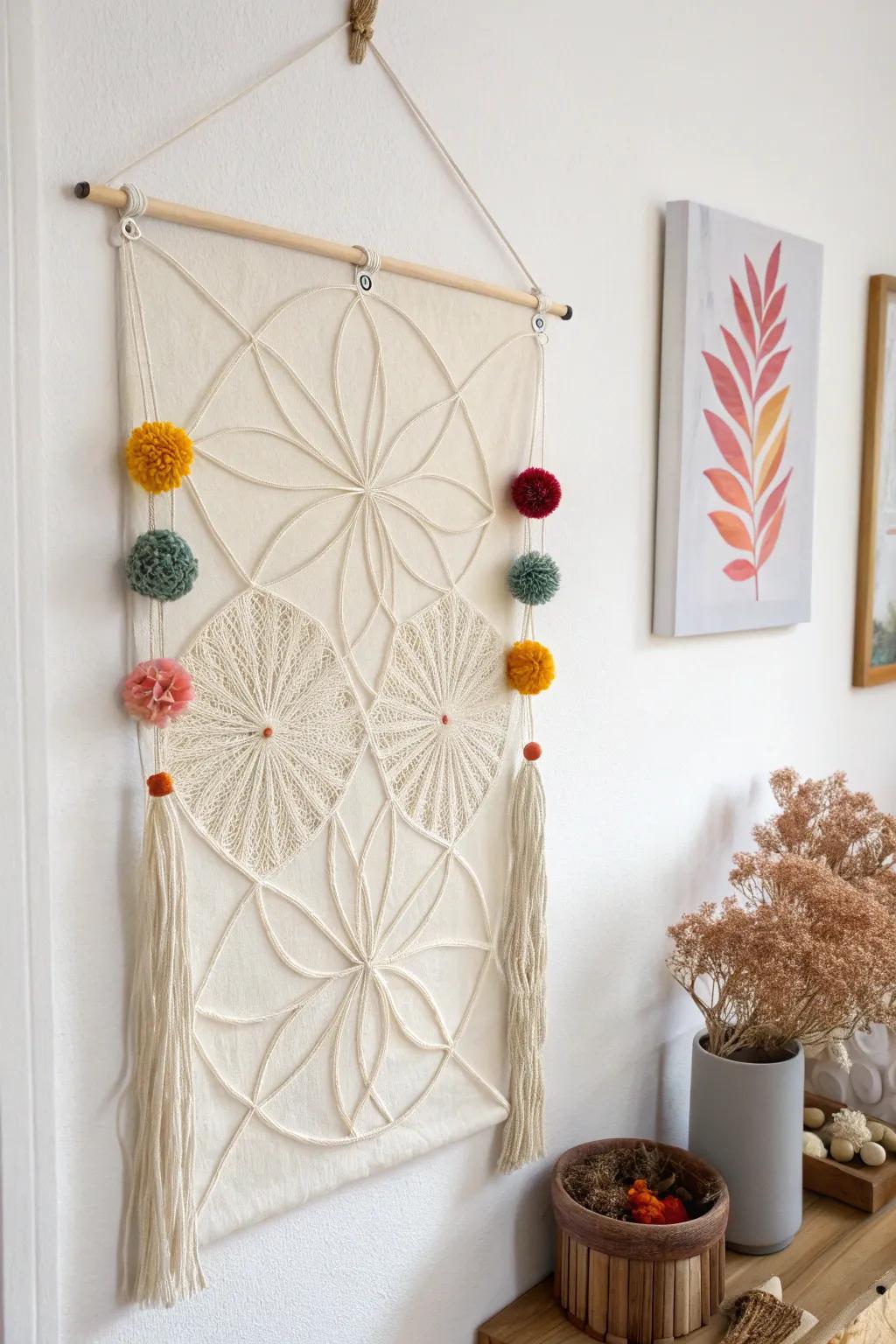 Transform your space with whimsical hot glue wall art—where simplicity meets stunning craftsmanship.