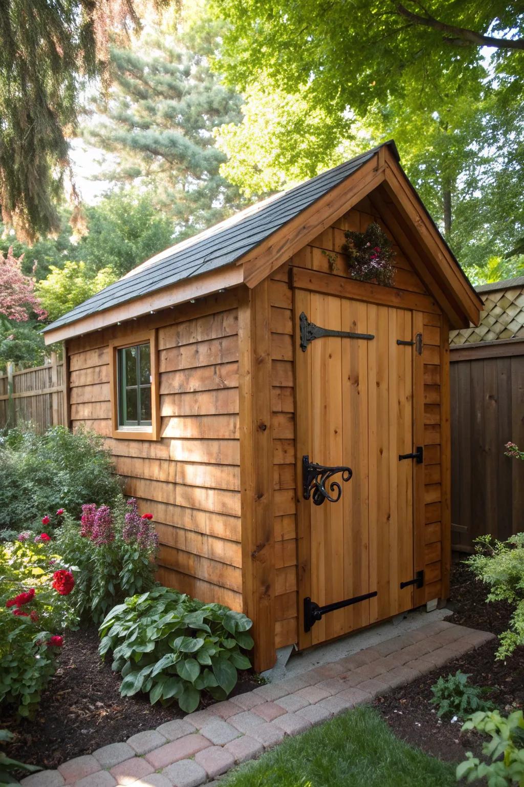 Elevate your garden with this expertly crafted compact shed—perfect for small spaces and big aspirations.