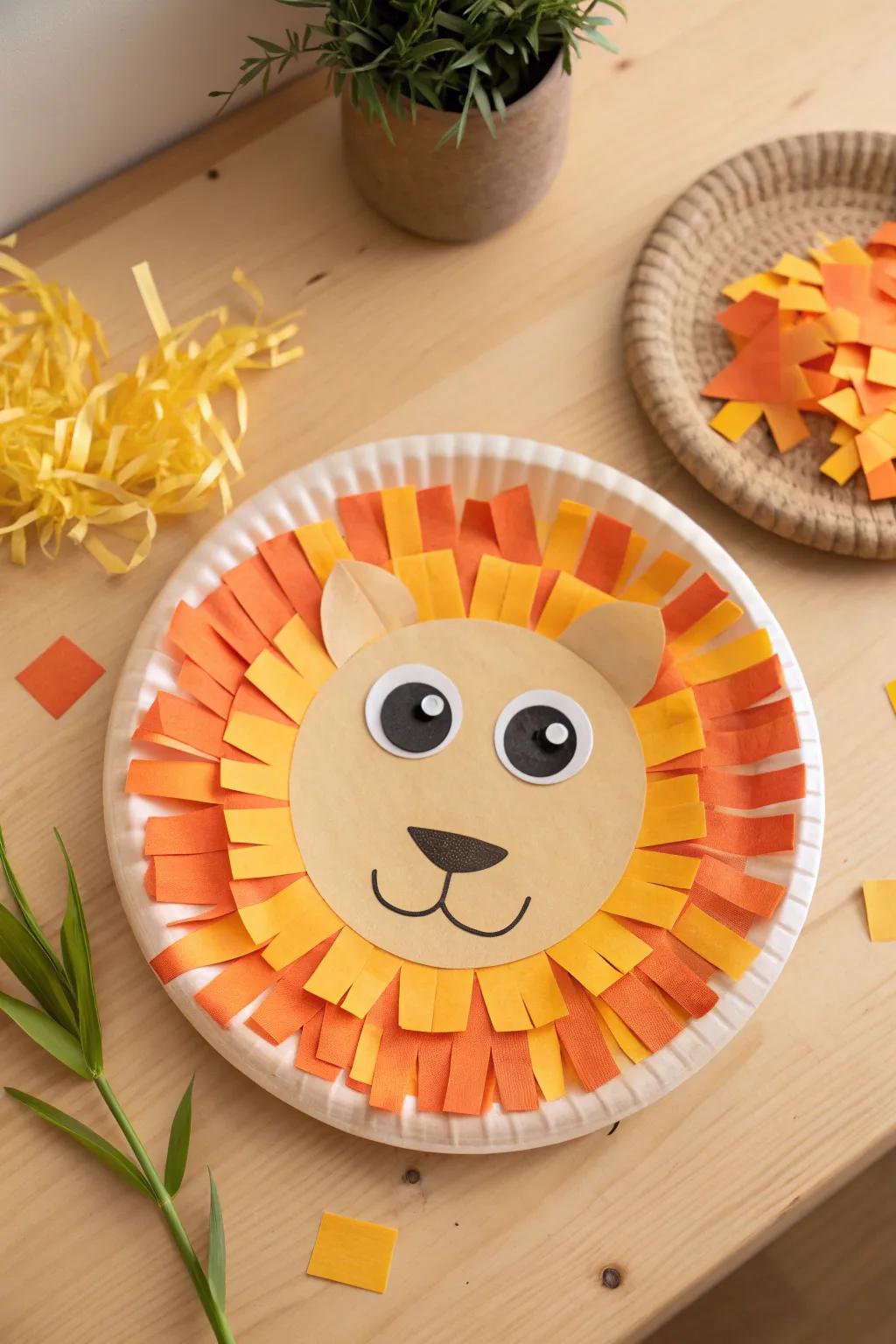 Unleash your creativity with this charming paper plate lion craft—where simplicity meets natural beauty!