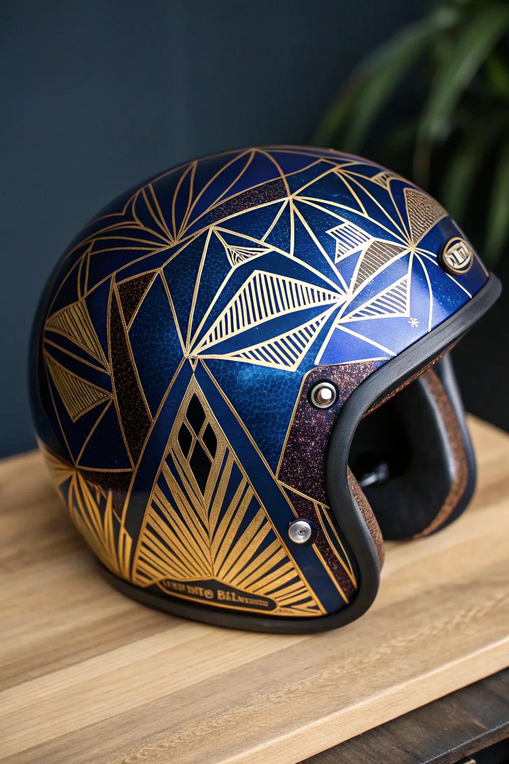 Elevate your ride with a masterpiece of abstract geometric art.