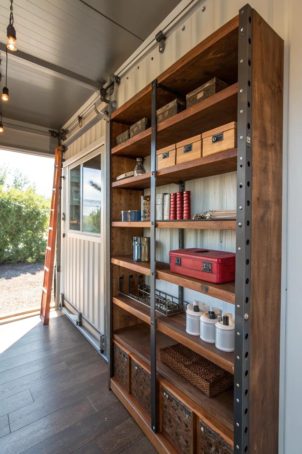 Unlock the potential of your space with vertical shelving magic!