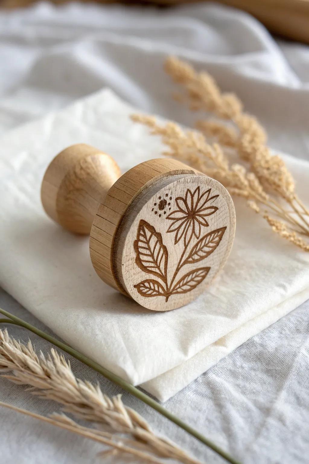 Embrace nature's elegance with handcrafted floral stamps – your gateway to a blooming interior.