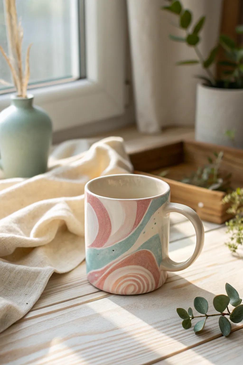 Elevate your morning coffee with a touch of artisan elegance. ☕✨ #HandcraftedBeauty #ScandiBoho