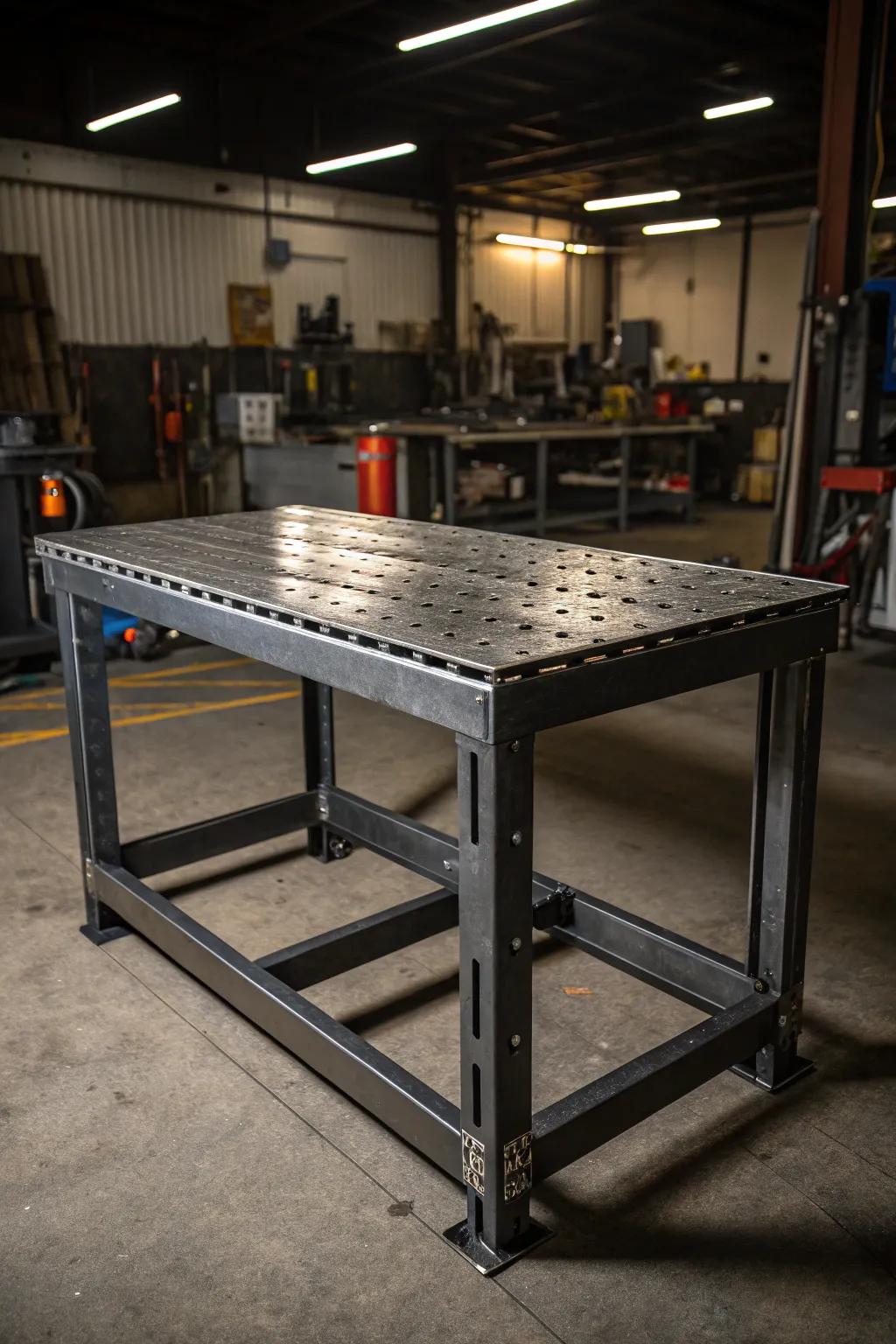 Master the art of welding with a table built to last. Discover the strength of craftsmanship.