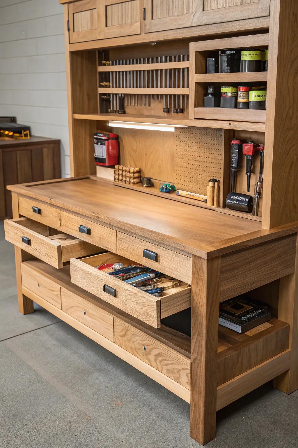 Elevate your workspace with stunning built-in storage – where craftsmanship meets functionality.
