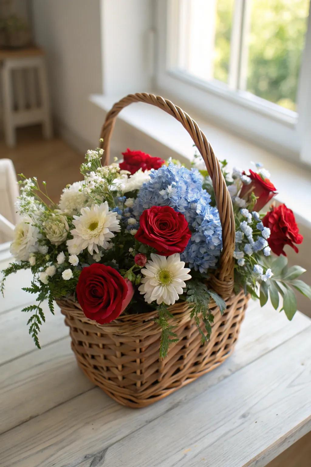 Celebrate Independence Day with a gardener's touch—blooming beauty in red, white, and blue!