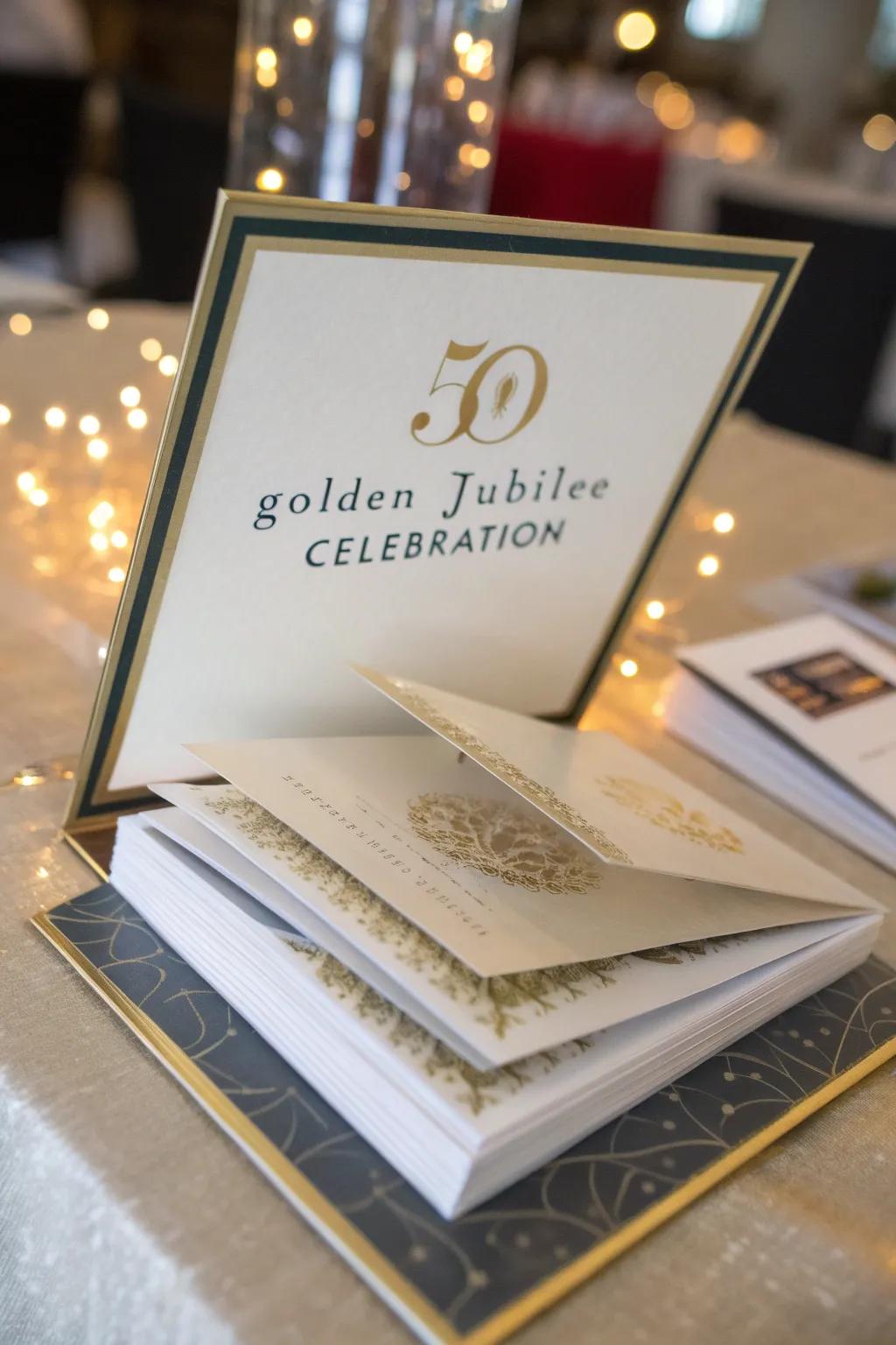 Engage your guests with interactive anniversary invitations.