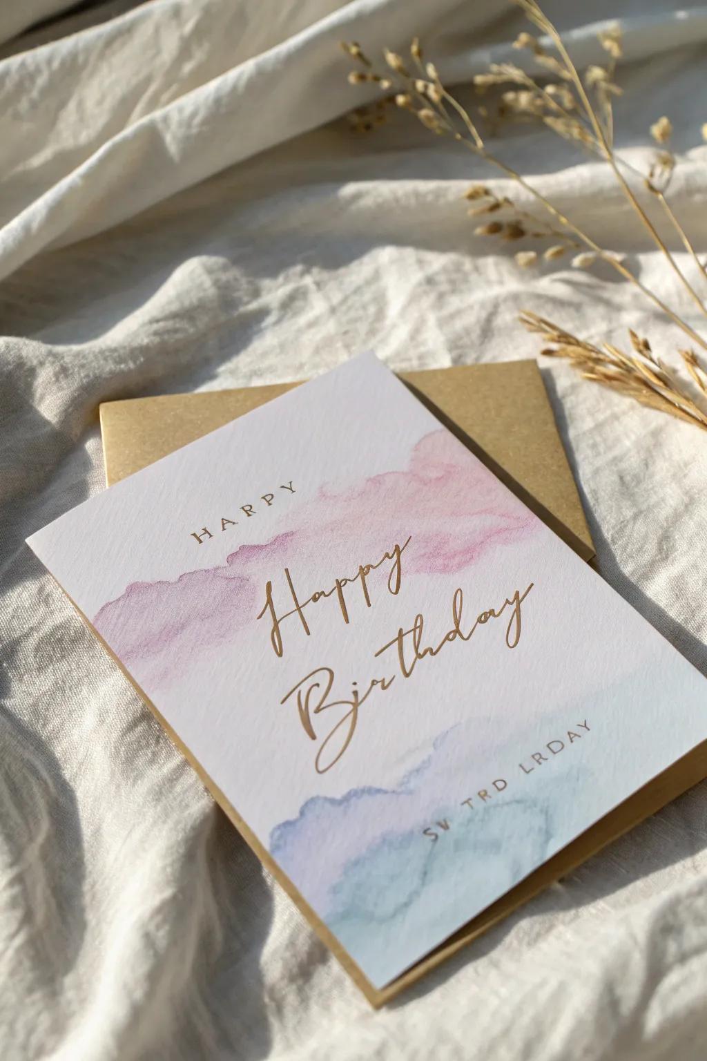 Discover the art of simplicity with these watercolor wonders, each card a miniature masterpiece of natural beauty.