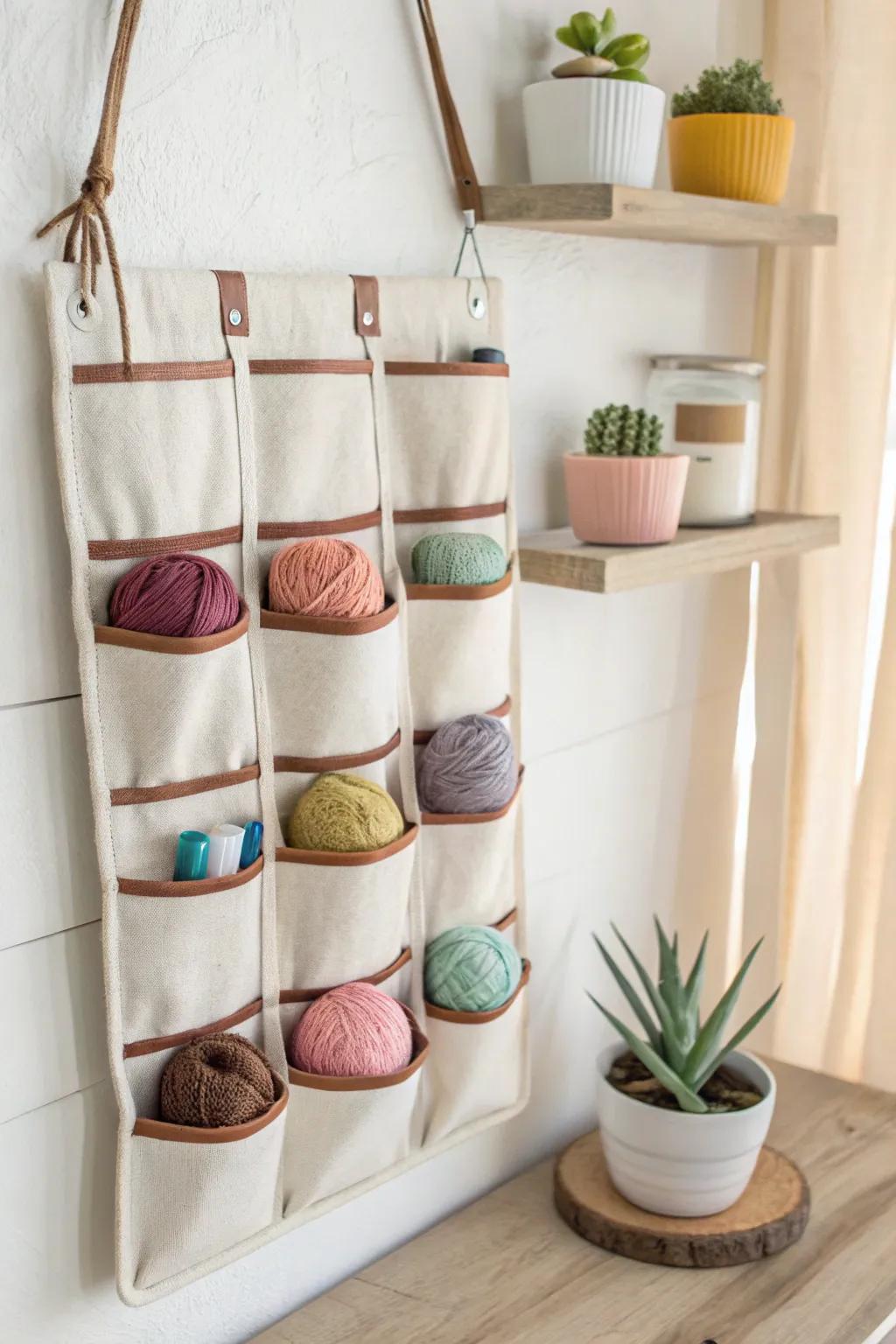 Transform your craft space with a touch of Scandinavian simplicity and Boho charm—get organized beautifully!