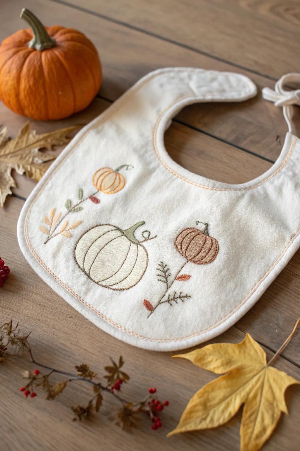 Celebrate the seasons with exquisite, handcrafted baby bibs that bring festive cheer to everyday moments.