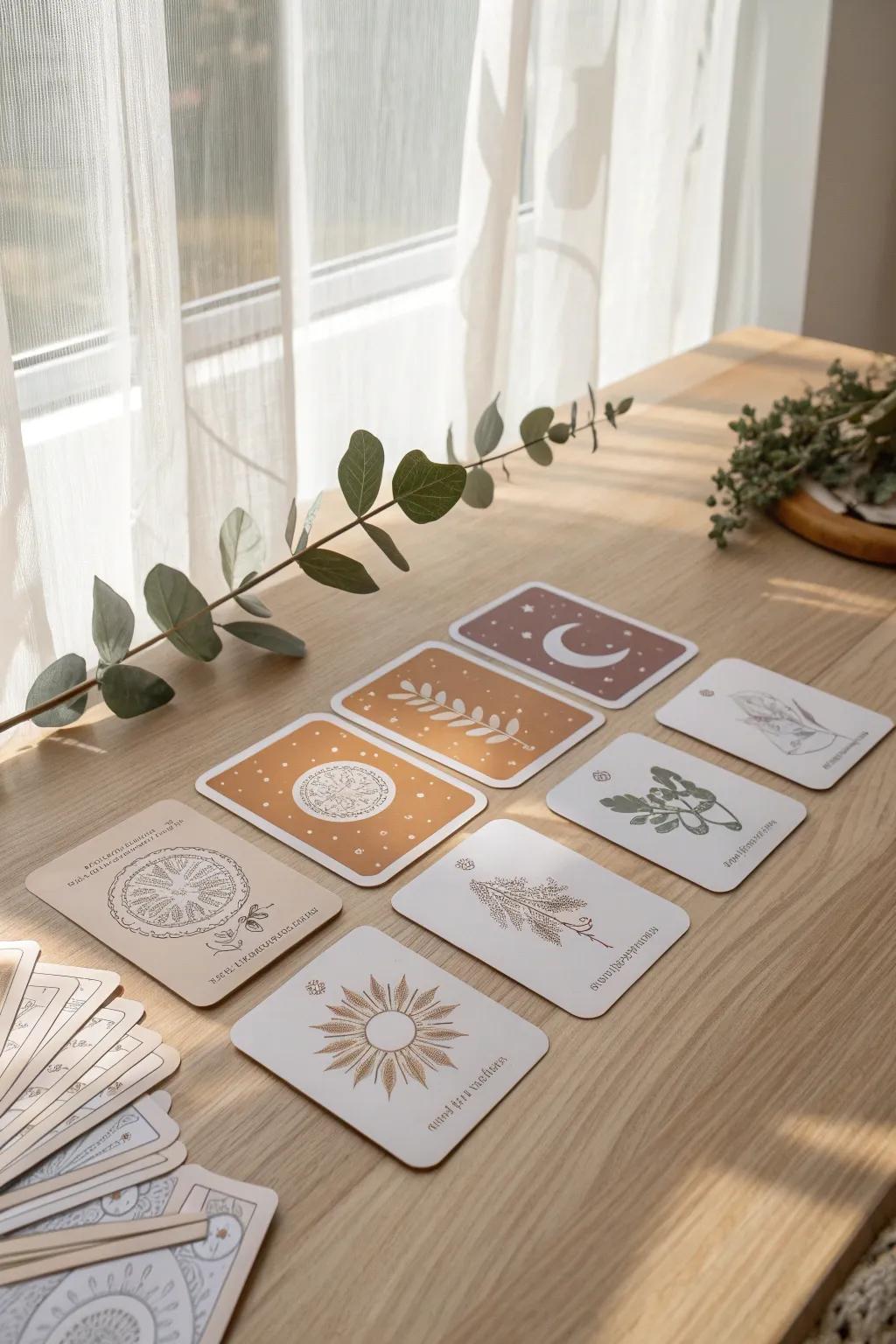 Discover the joy of DIY with these beautifully minimalistic interactive cards – perfect for a night of laughter and storytelling.