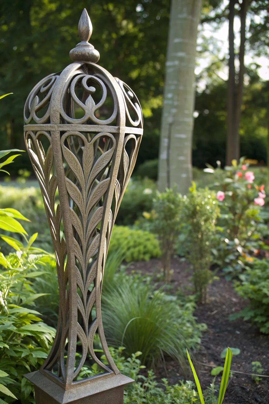 Transform your garden into a masterpiece with CNC-cut metal sculptures that marry art and nature.