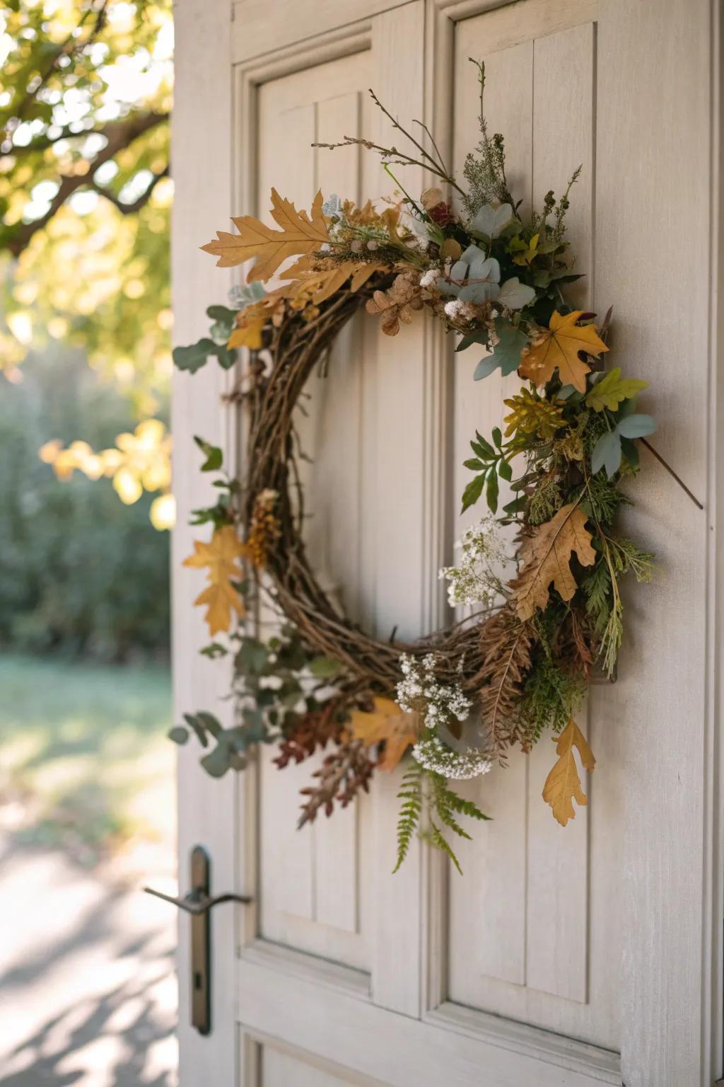 Celebrate the season with a touch of nature's beauty—create your own stunning wreath!