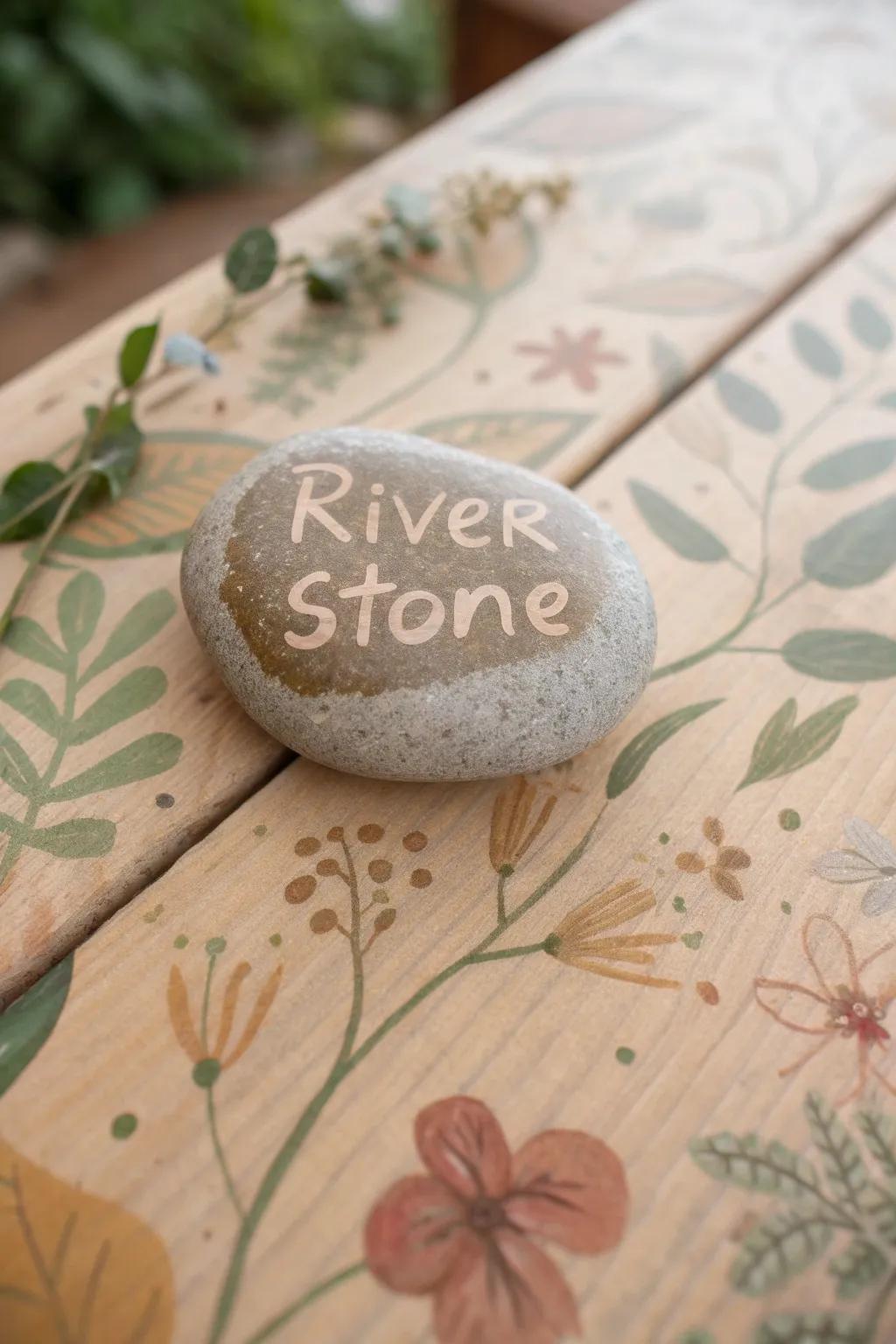 Add a personal touch to your garden with beautifully crafted painted stone markers.