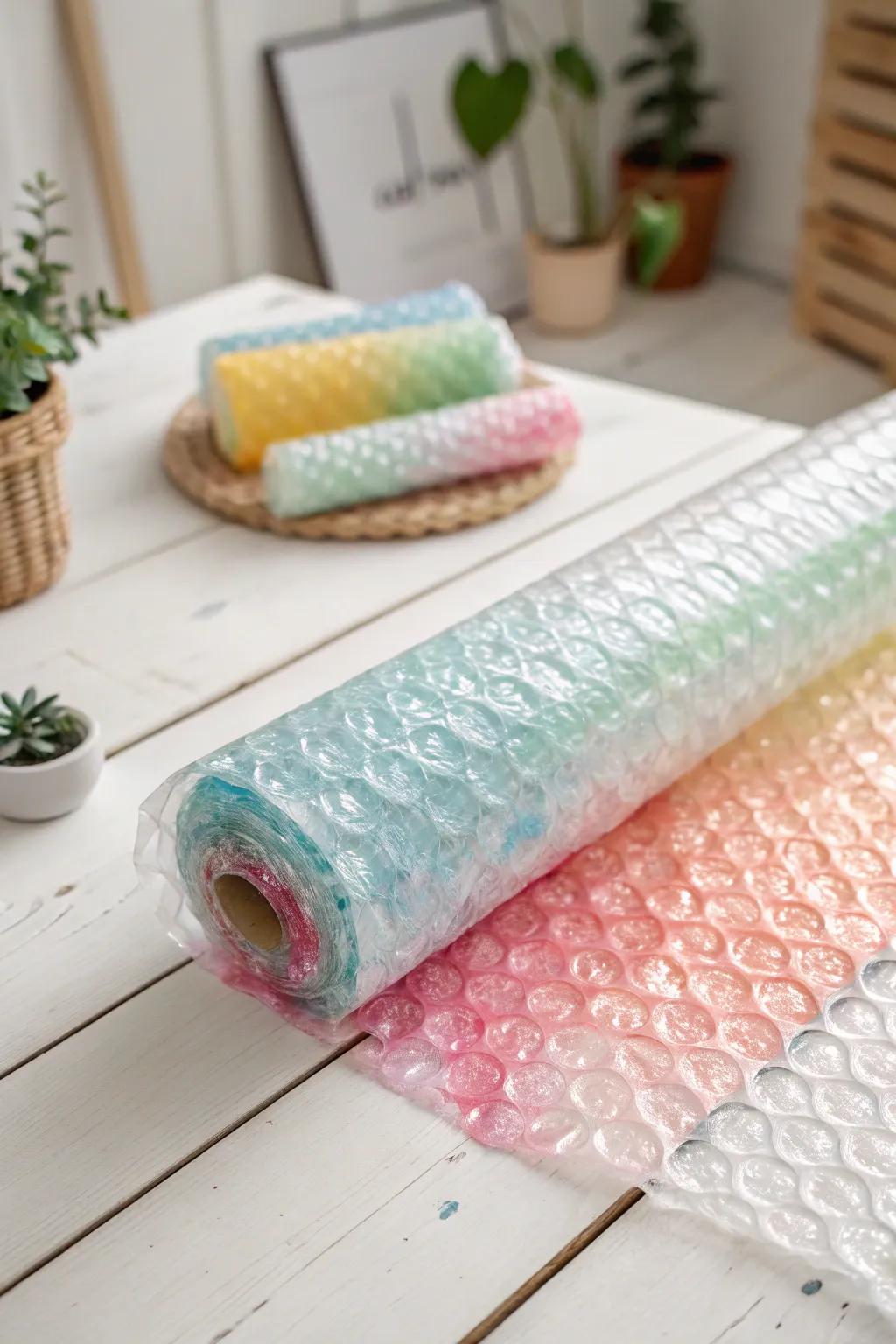Unleash creativity with bubble wrap printmaking—where art meets sensory play!