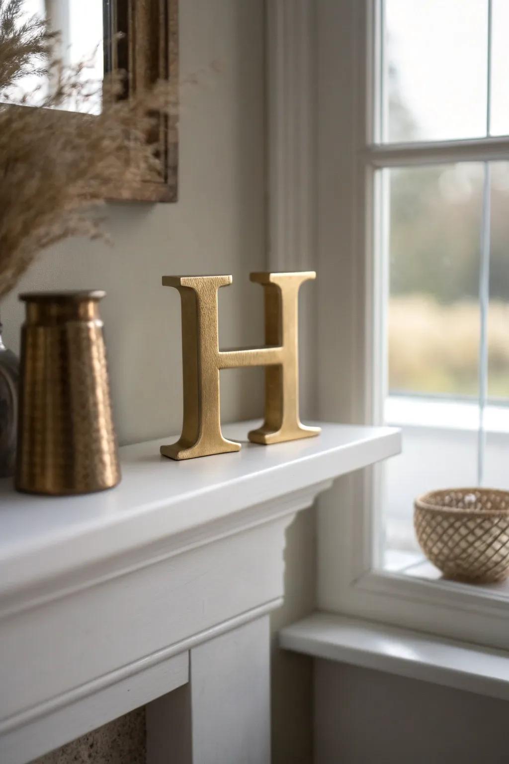 Elevate your space with metallic magic—where simplicity meets elegance.