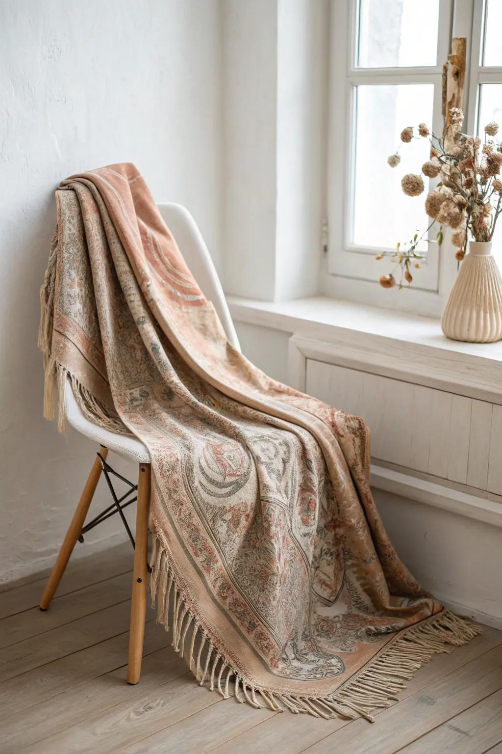 Transform your space with boho elegance—where decor meets fashion.