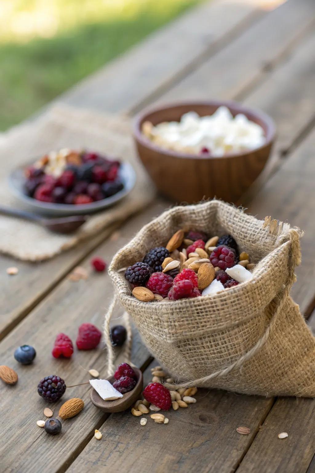 Indulge your sweet tooth with a handcrafted blend of trail mix delights!