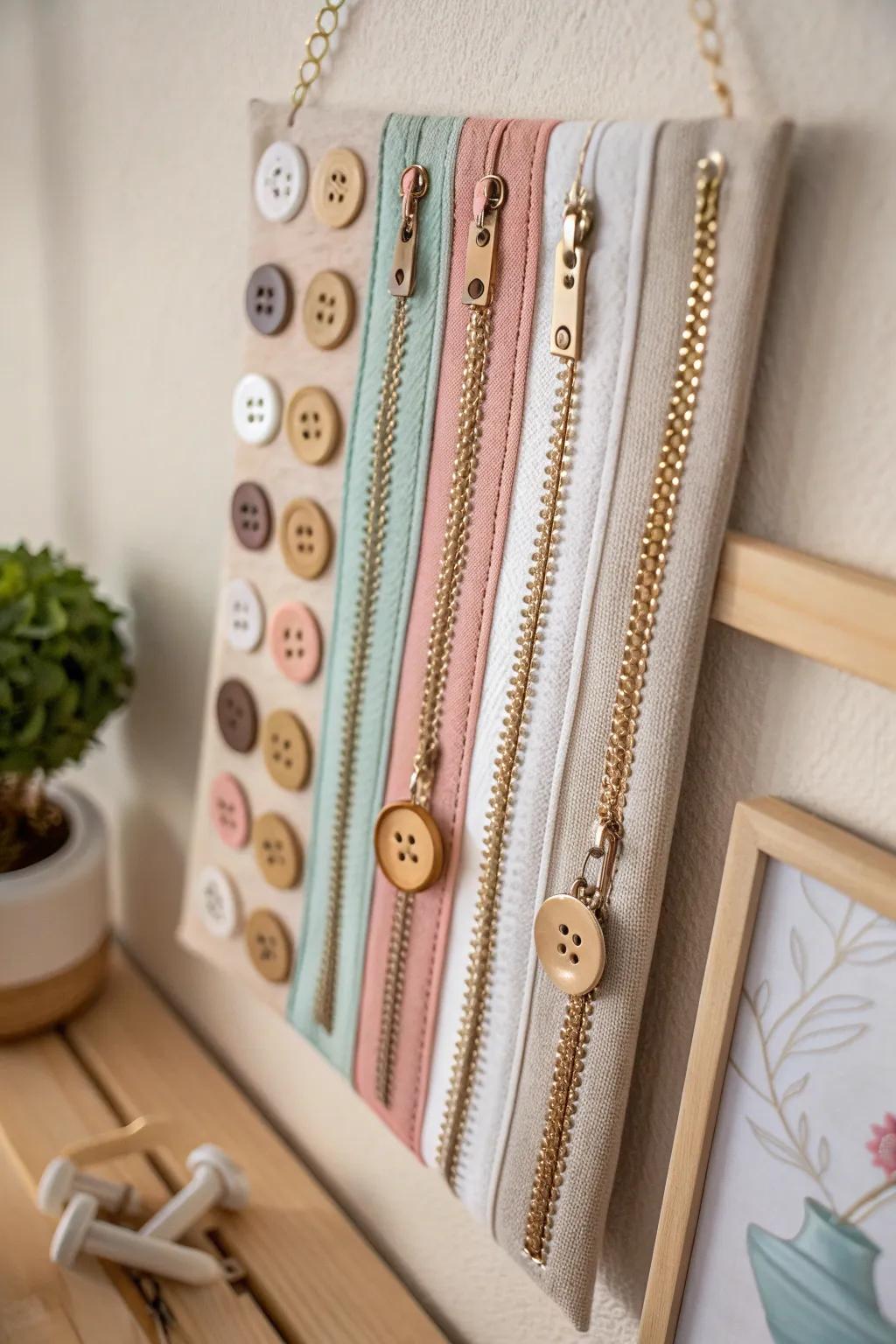 Discover the charm of everyday wonders with this DIY sensory wall that captivates young minds through simplicity and craftsmanship.