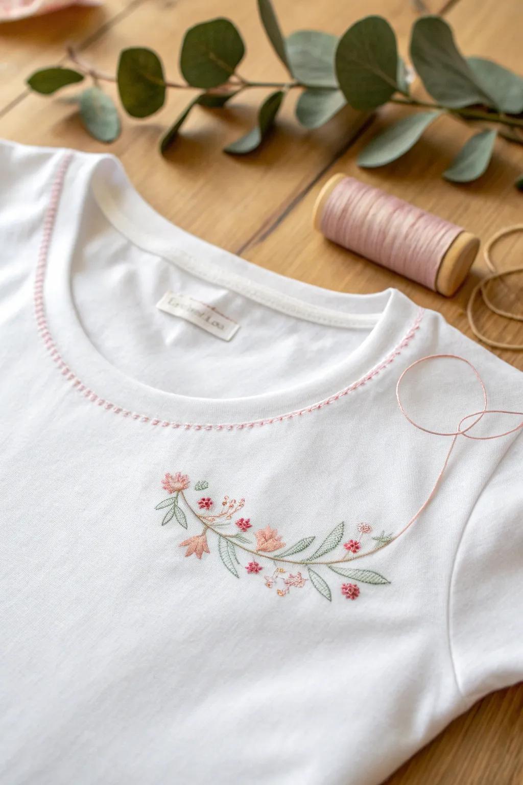 Elevate your style with a touch of handcrafted elegance. Discover the art of simple embroidery.