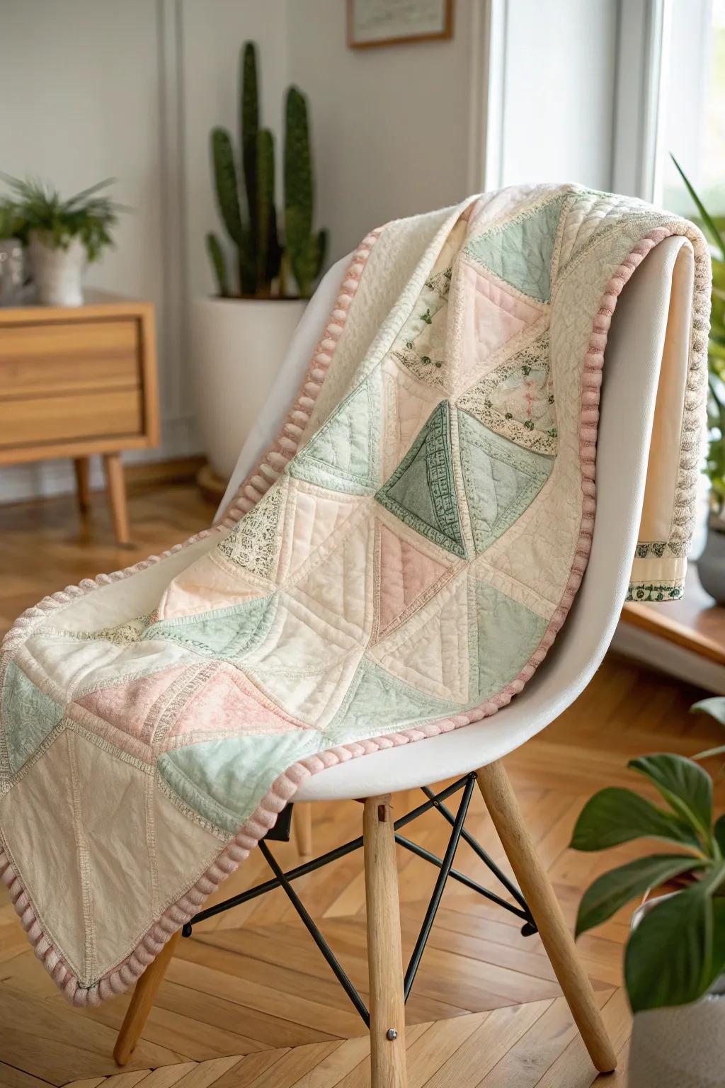 Wrap your loved ones in warmth and love with a handcrafted quilt.