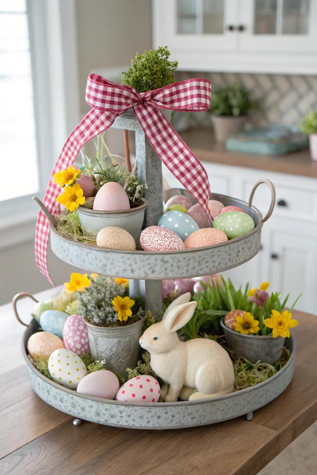 Gingham patterns add a classic and nostalgic touch.