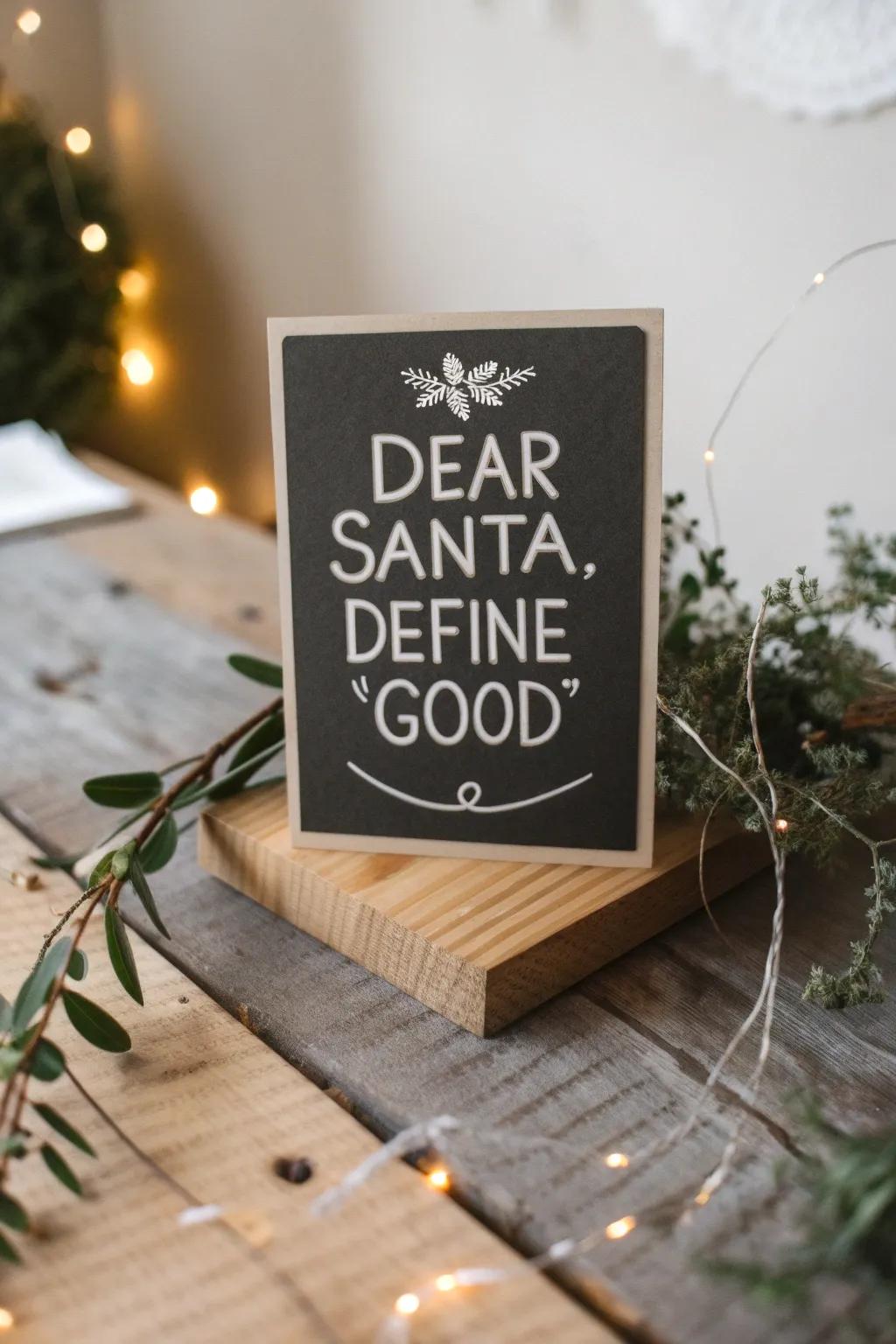 Question the holiday spirit with a touch of minimalist charm. 🎄✨